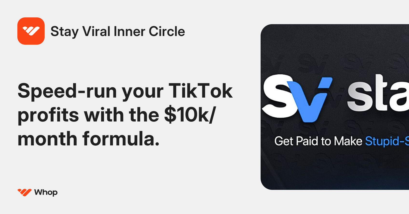 Stay Viral Inner Circle | Whop