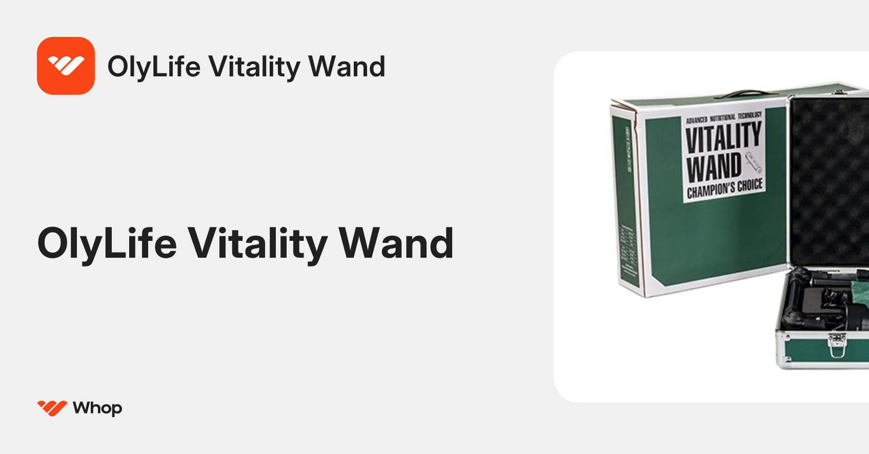 OlyLife Vitality Wand | Whop