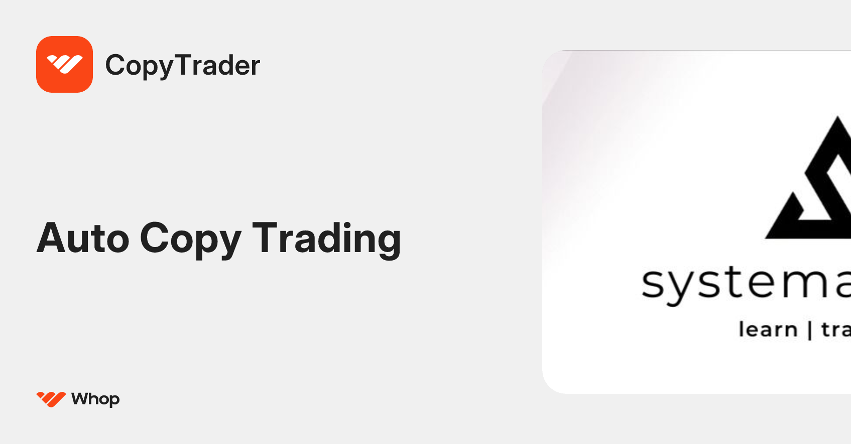 CopyTrader | Whop