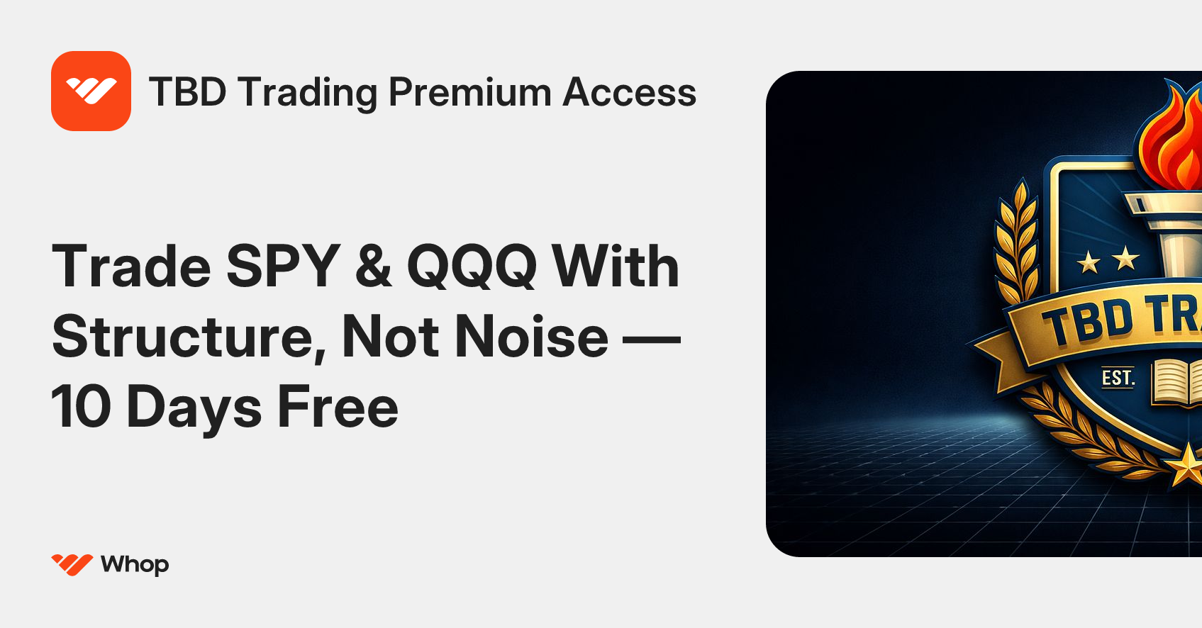 TBD Trading Premium Access | Whop