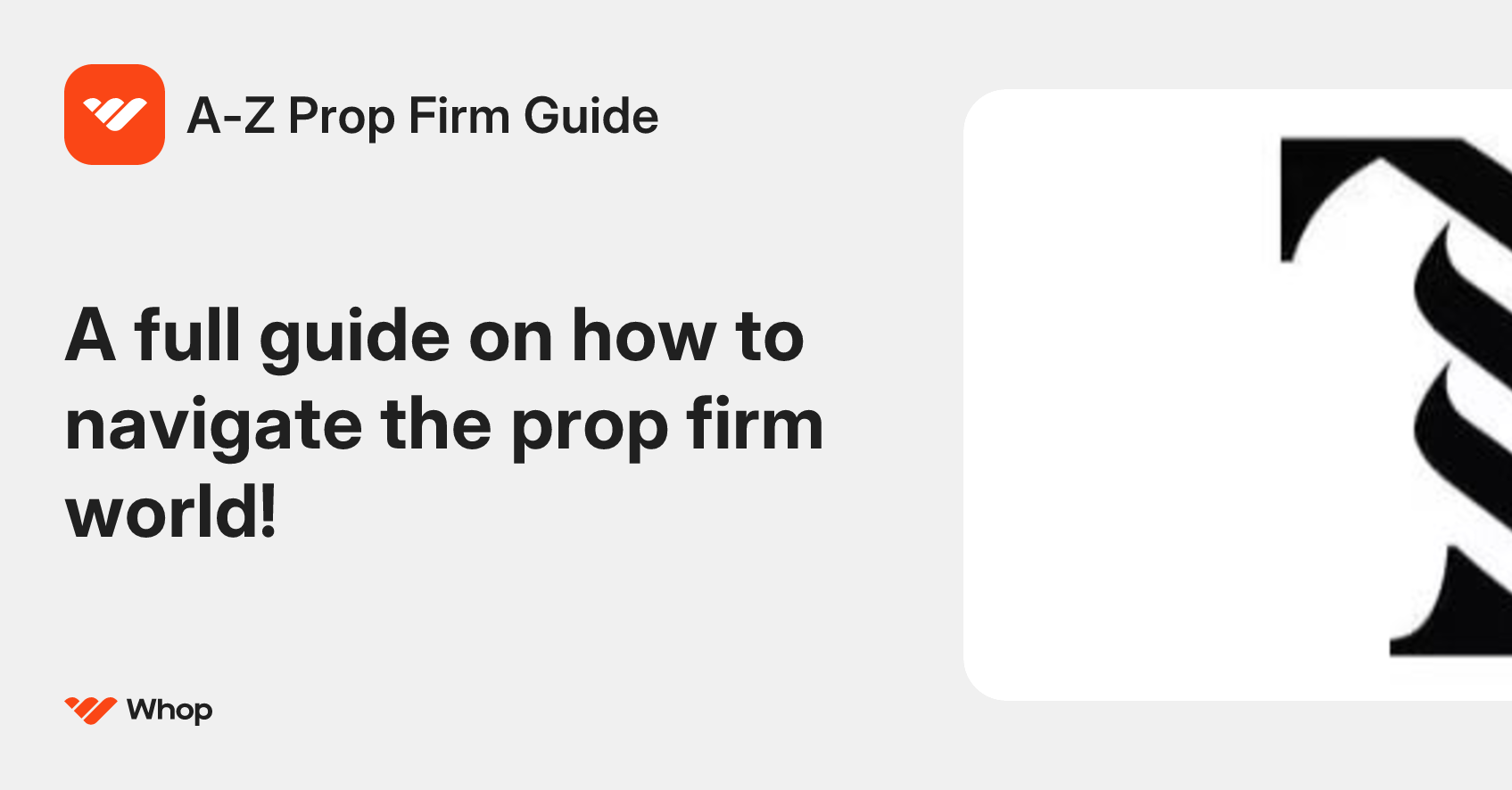 A-Z Prop Firm Guide | Whop