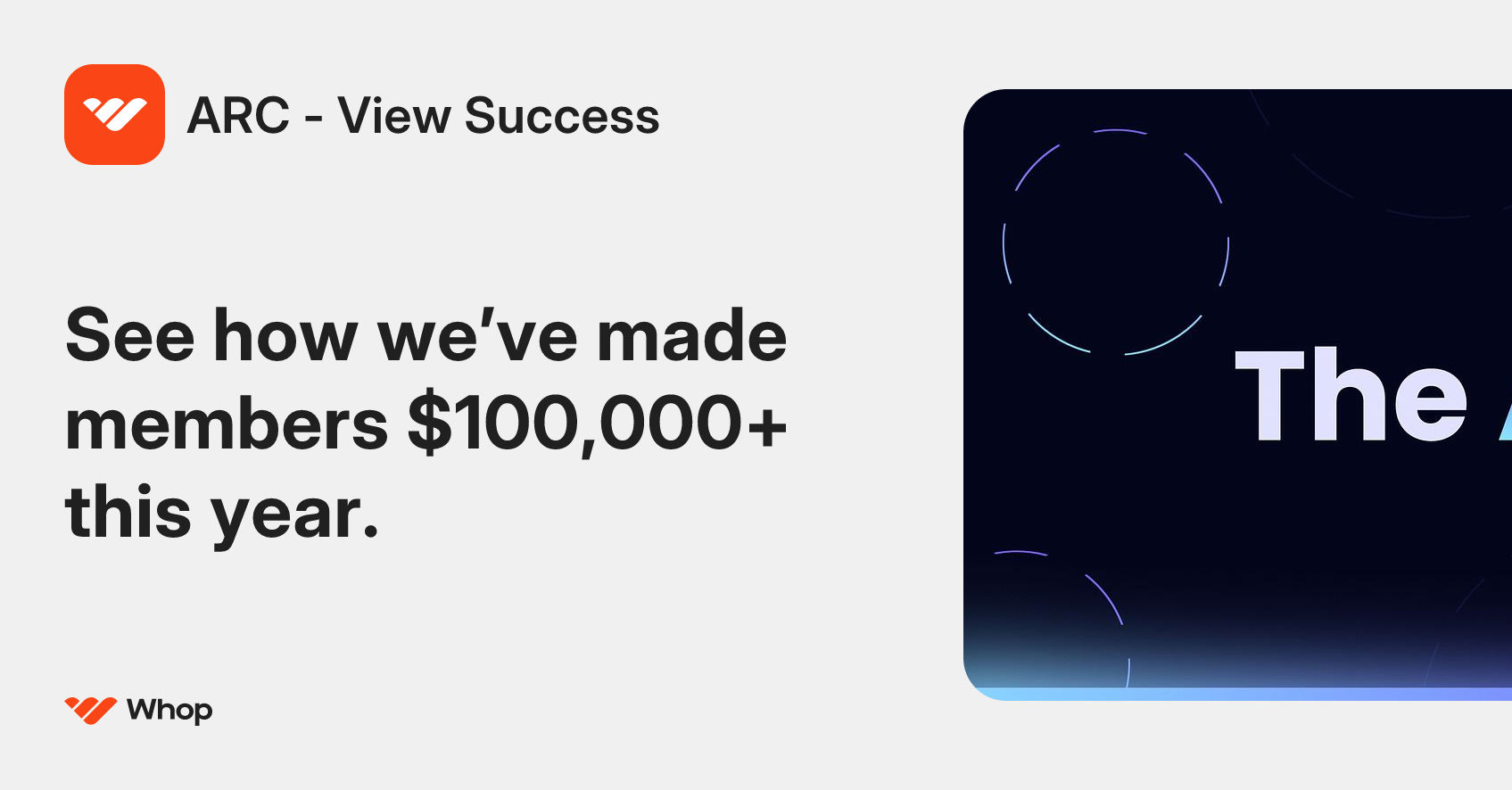 ARC - View Success | Whop