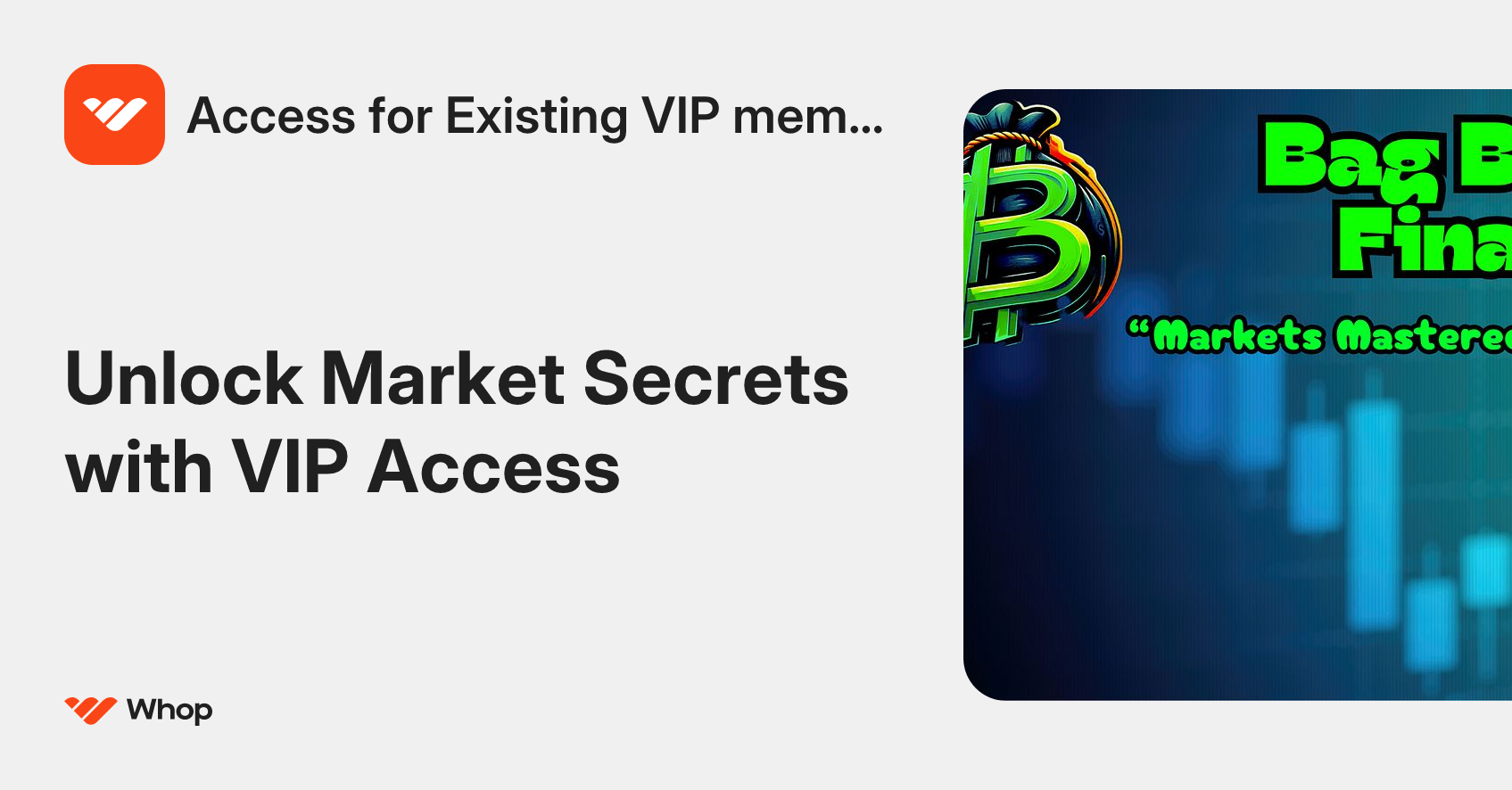 Access for Existing VIP member | Whop