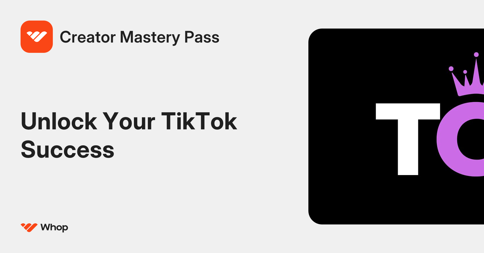 Creator Mastery Pass | Whop