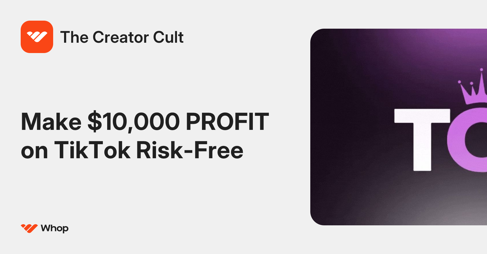 The Creator Cult | Whop