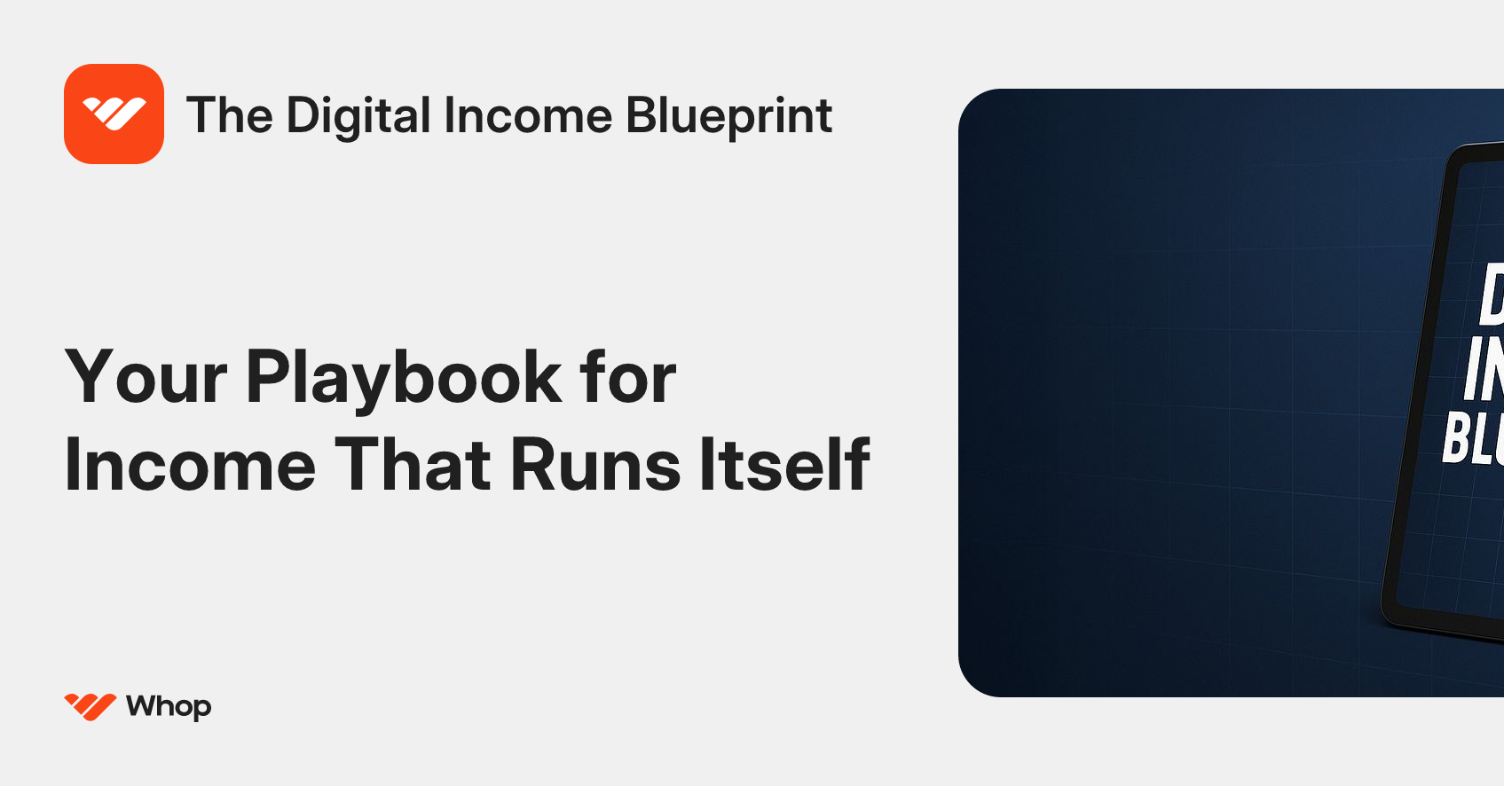 The Digital Income Blueprint | Whop