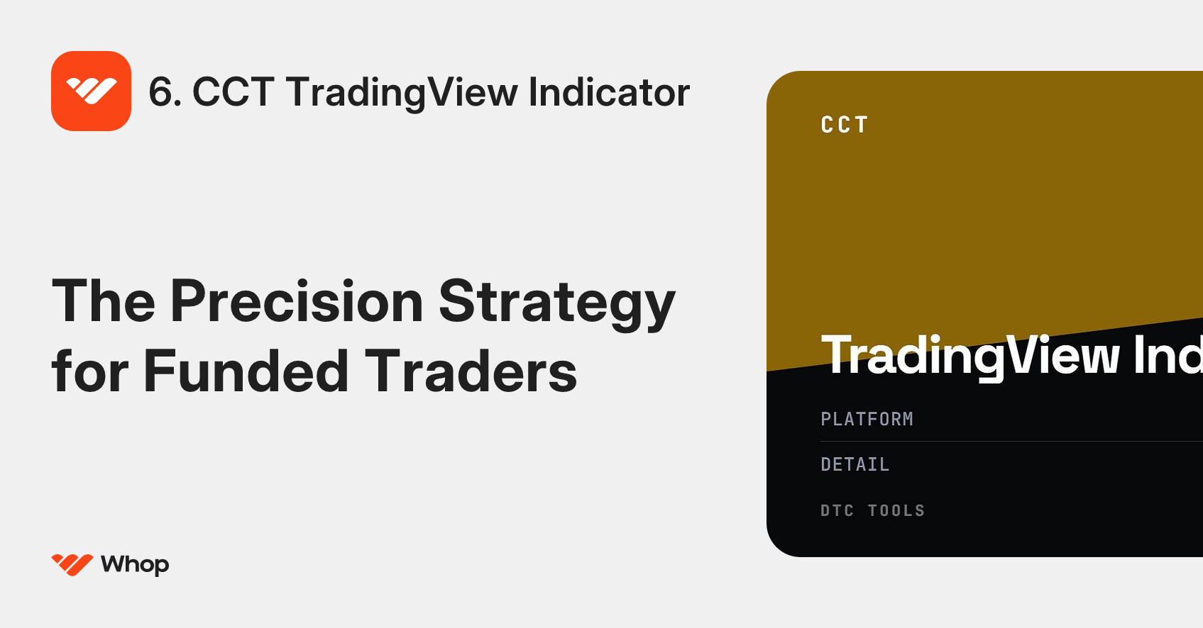 6. CCT TradingView Indicator | Whop