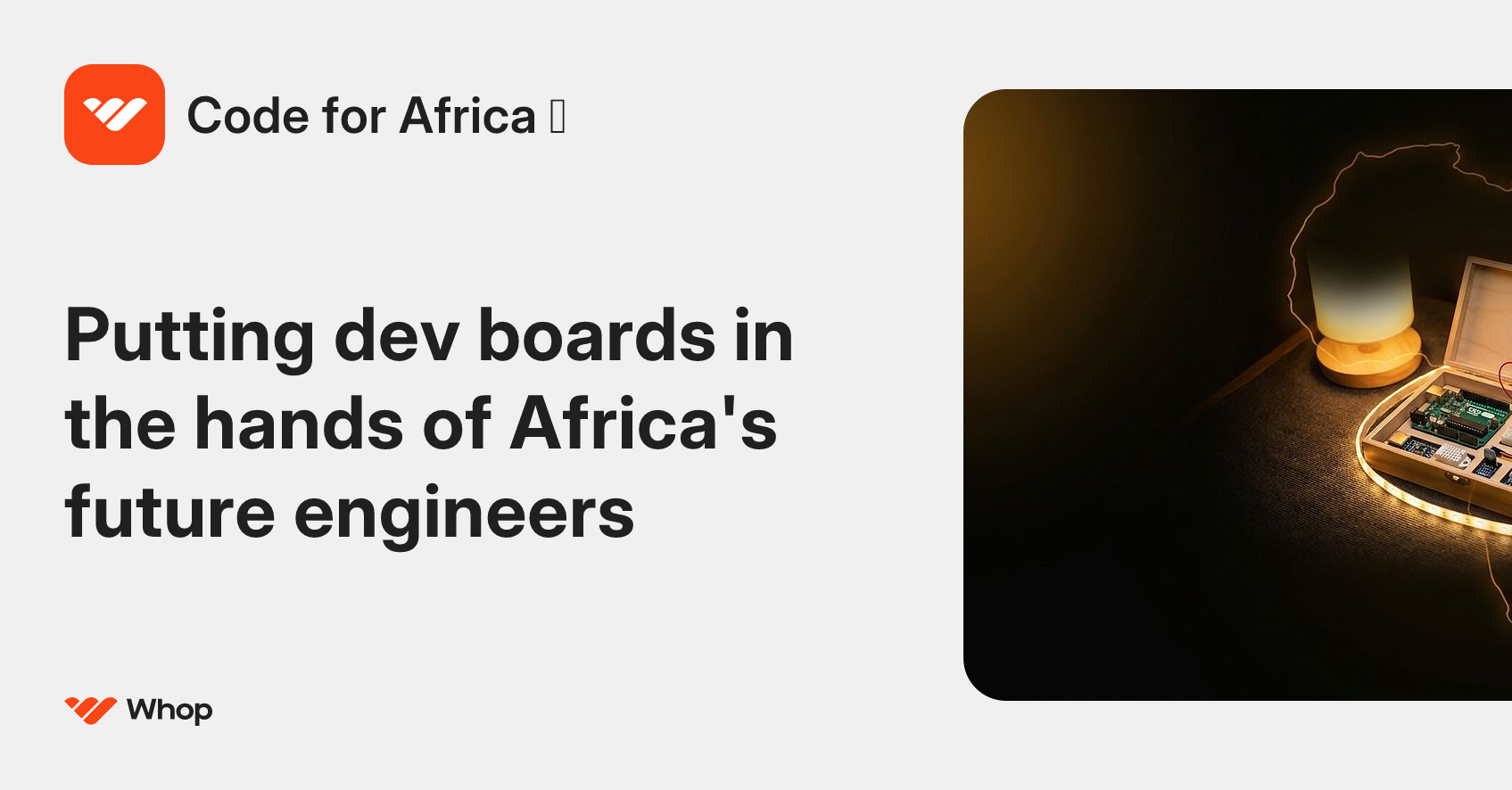 Code for Africa 🌍 | Whop