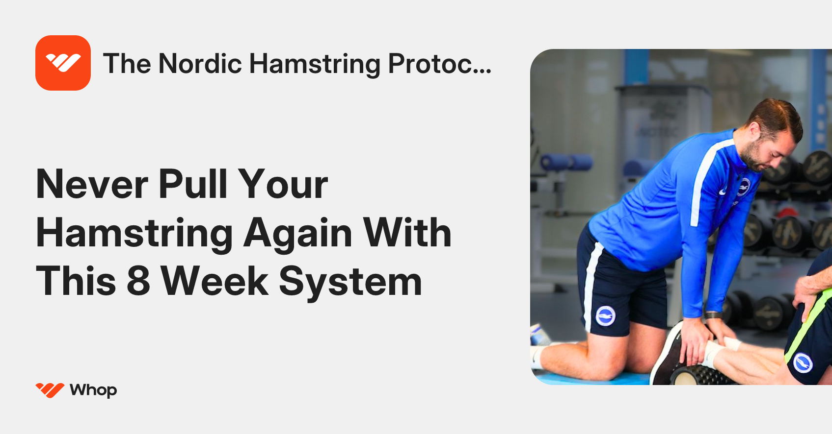 The Nordic Hamstring Protocol | Whop