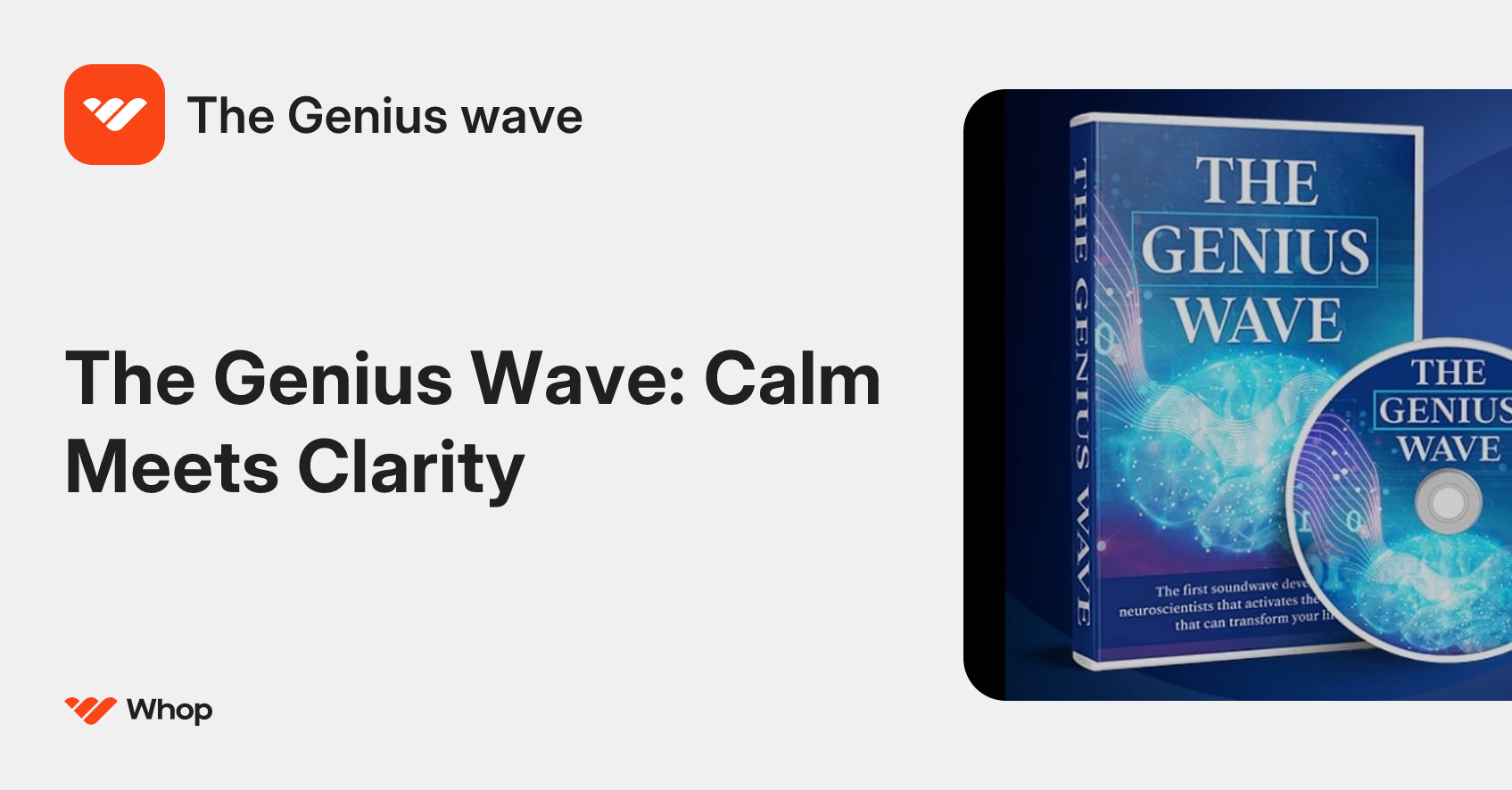 The Genius wave | Whop