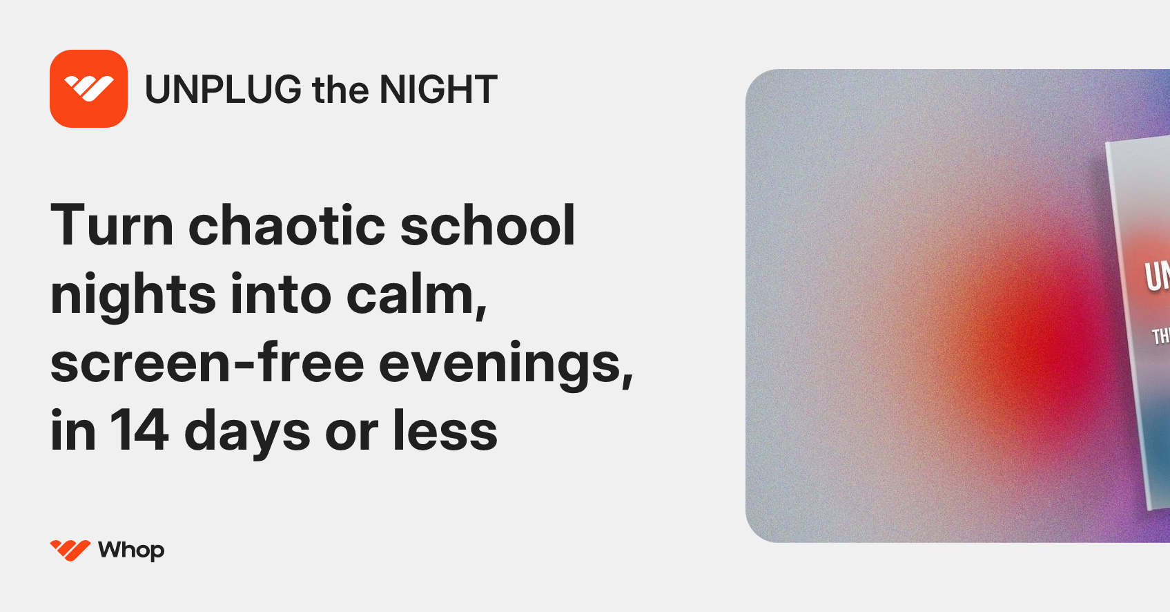 UNPLUG the NIGHT | Whop