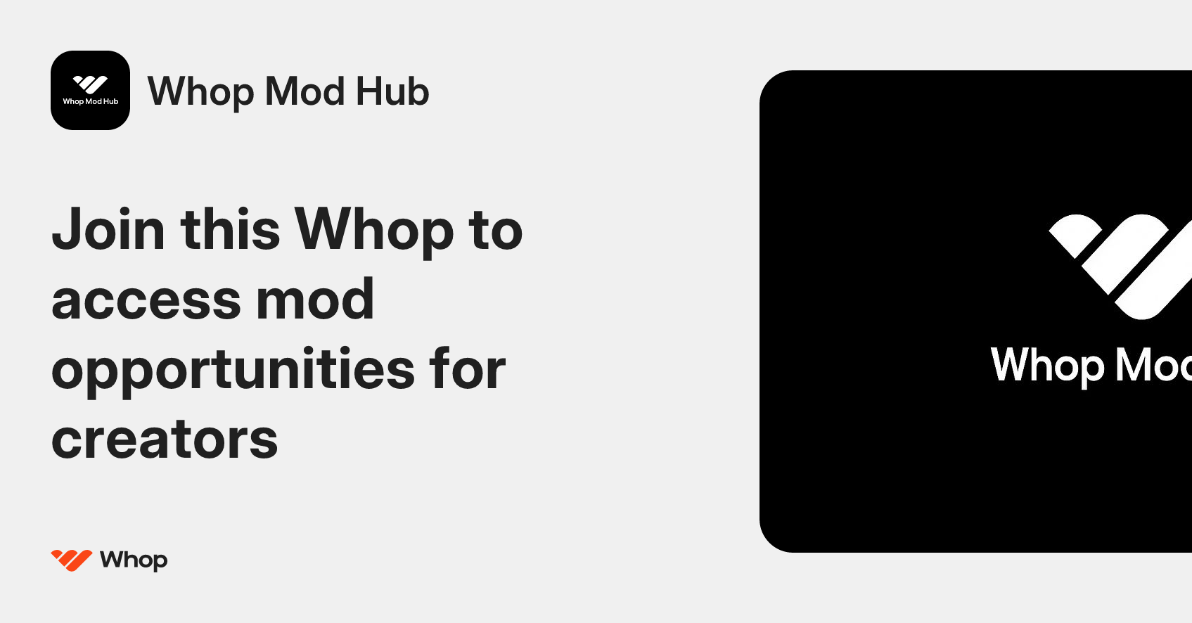 Whop Mod Hub | Whop