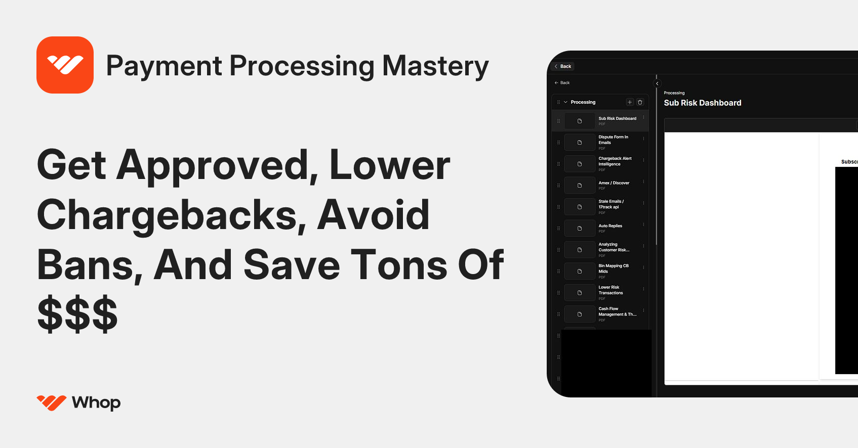 Payment Processing Mastery | Whop