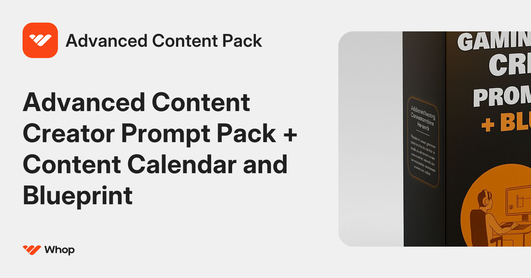 Advanced Content Pack | Whop