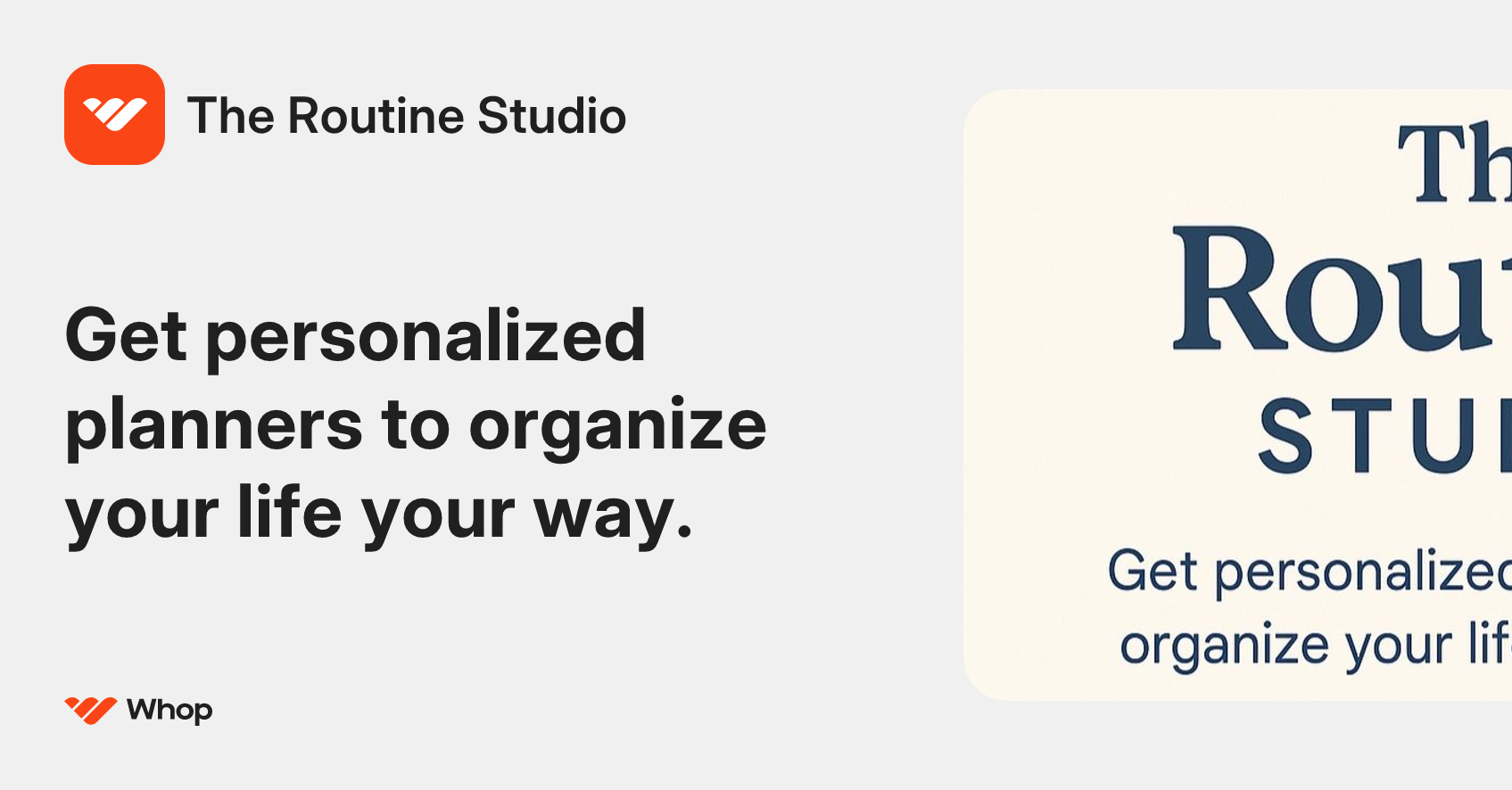 The Routine Studio | Whop