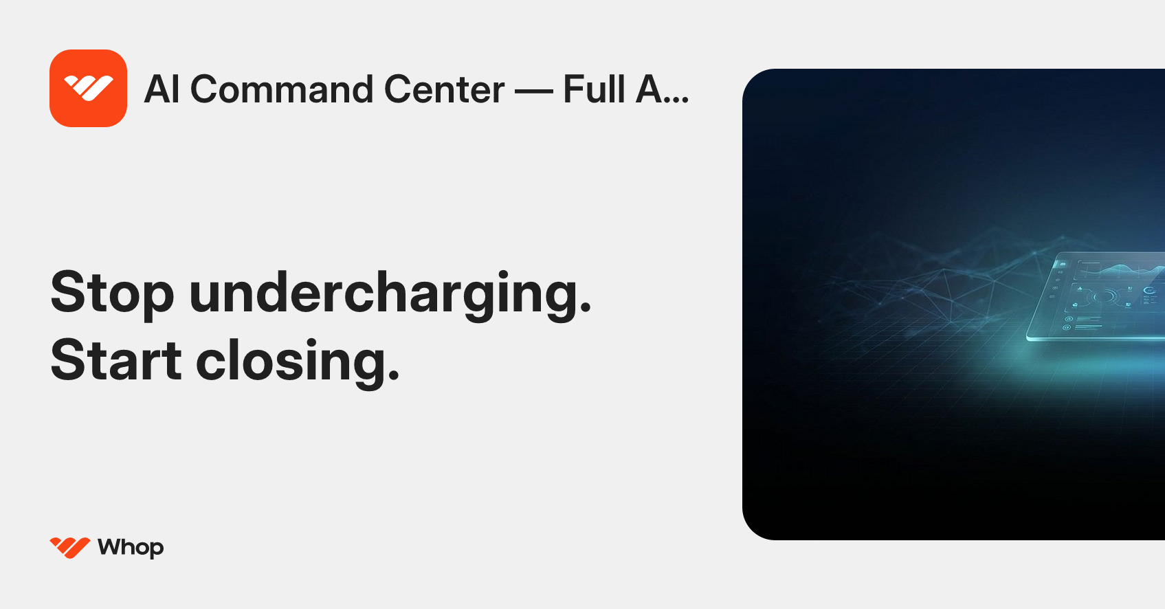 AI Command Center — Full Access | Whop