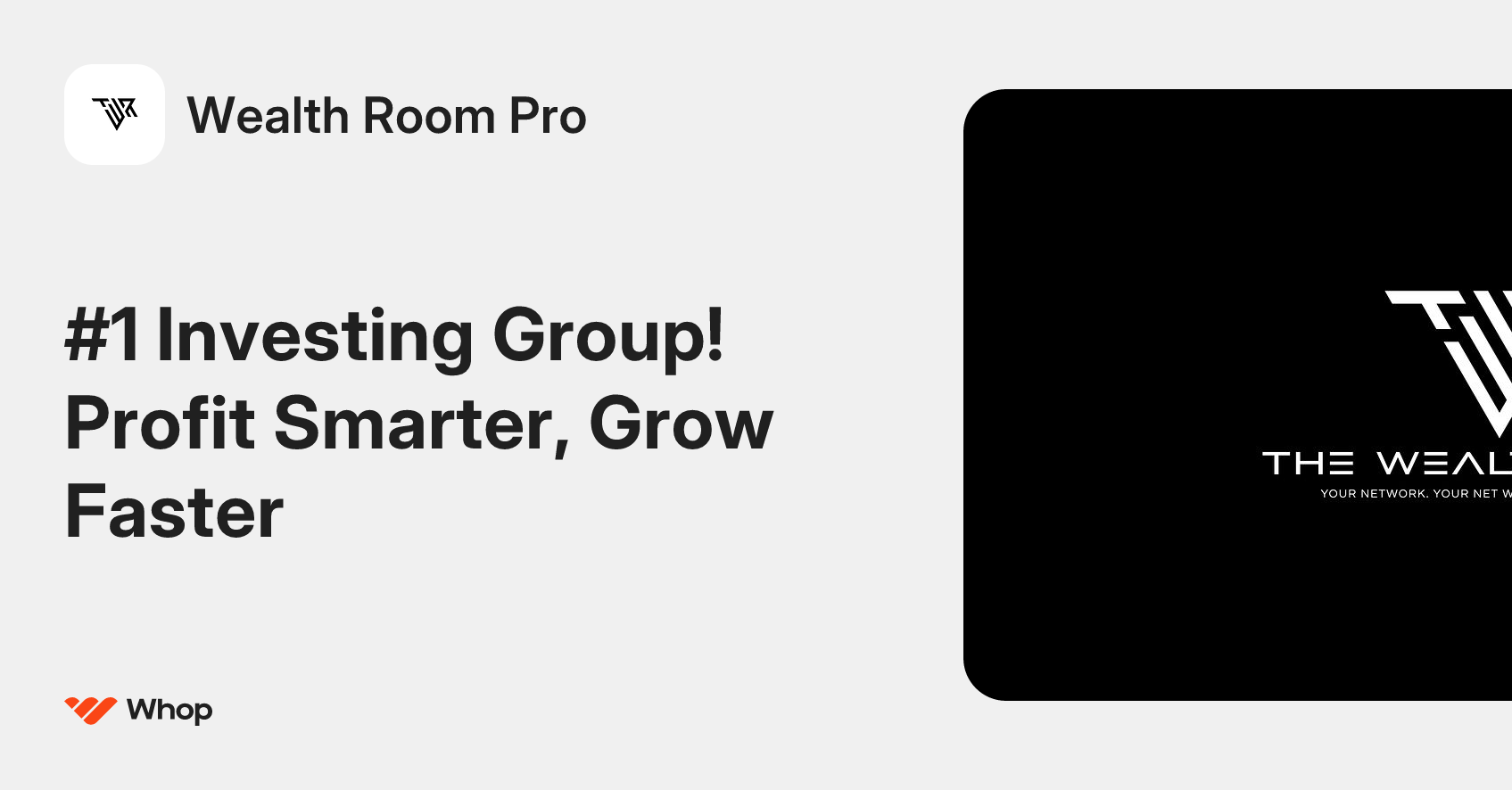 Wealth Room Pro | Whop