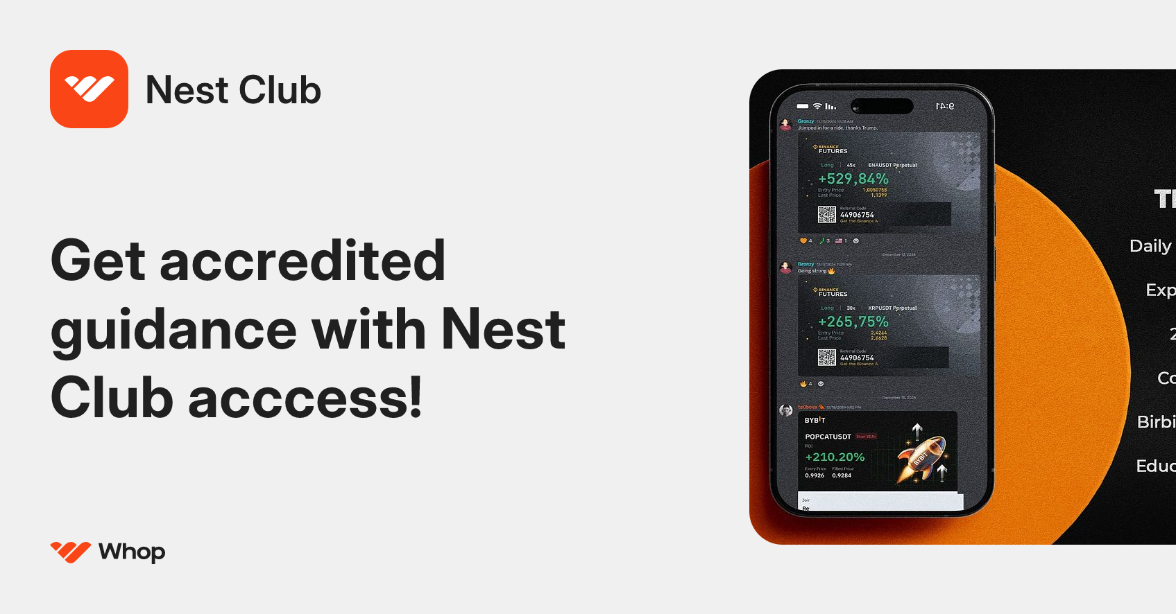 Nest Club | Whop