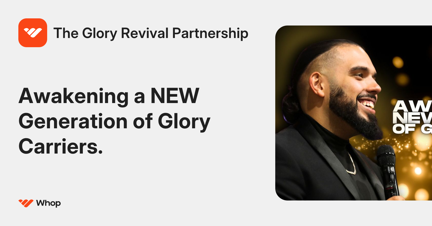 The Glory Revival Partnership | Whop