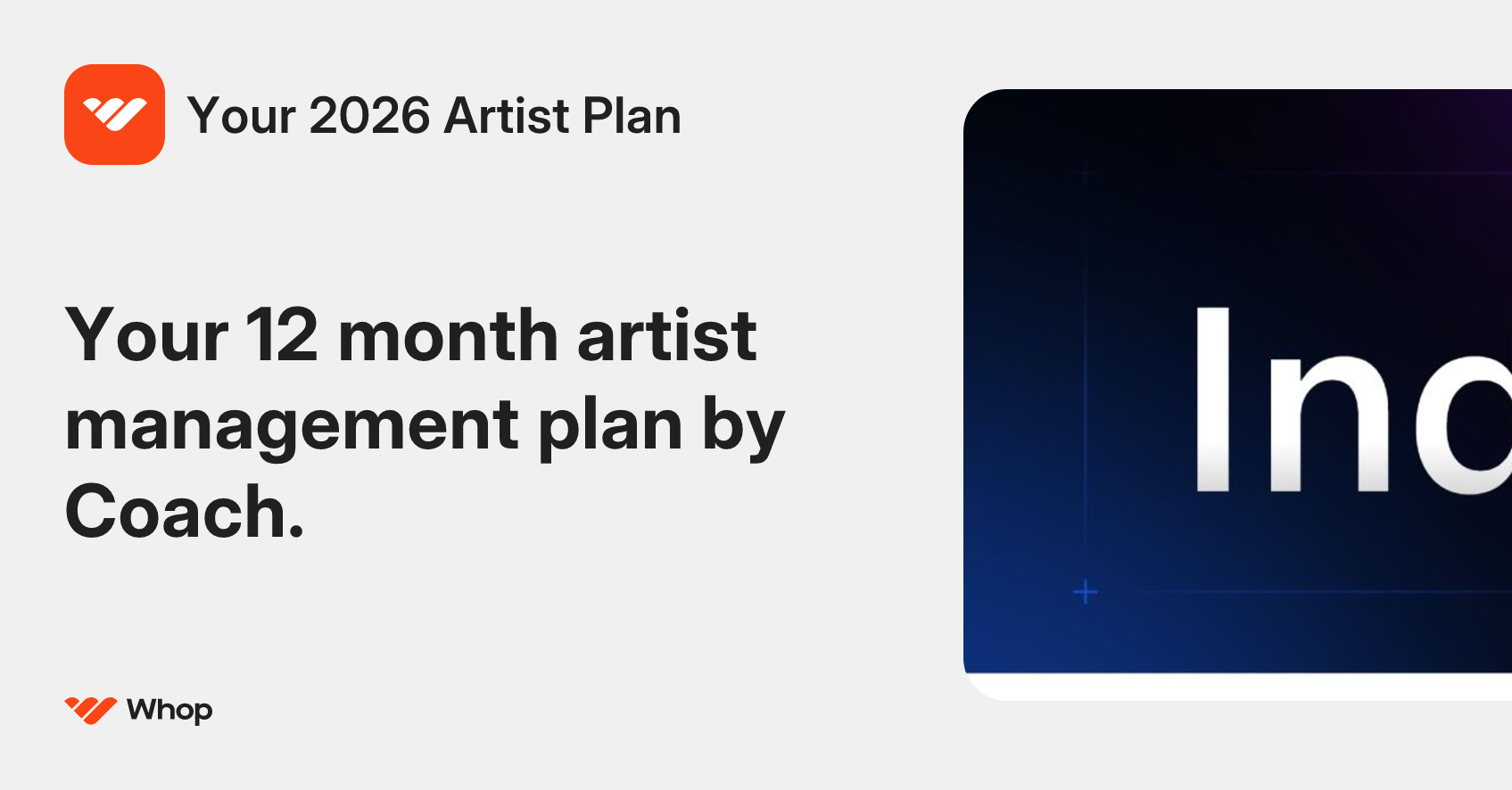 Your 2026 Artist Plan | Whop