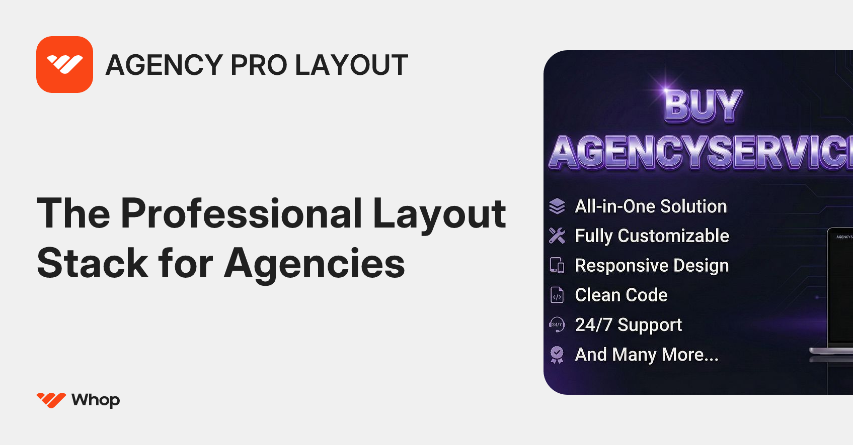 AGENCY PRO LAYOUT | Whop