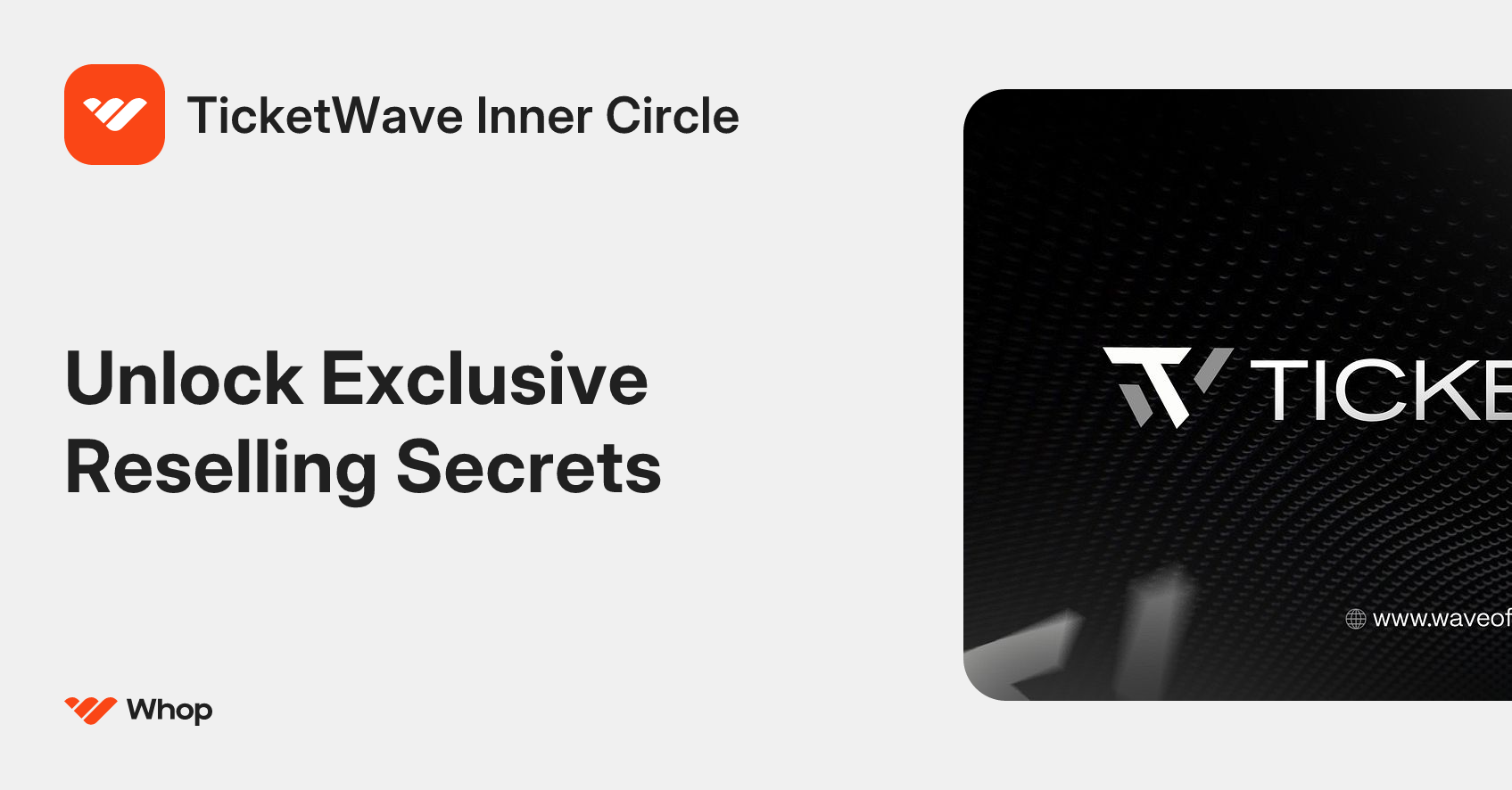 TicketWave Inner Circle | Whop