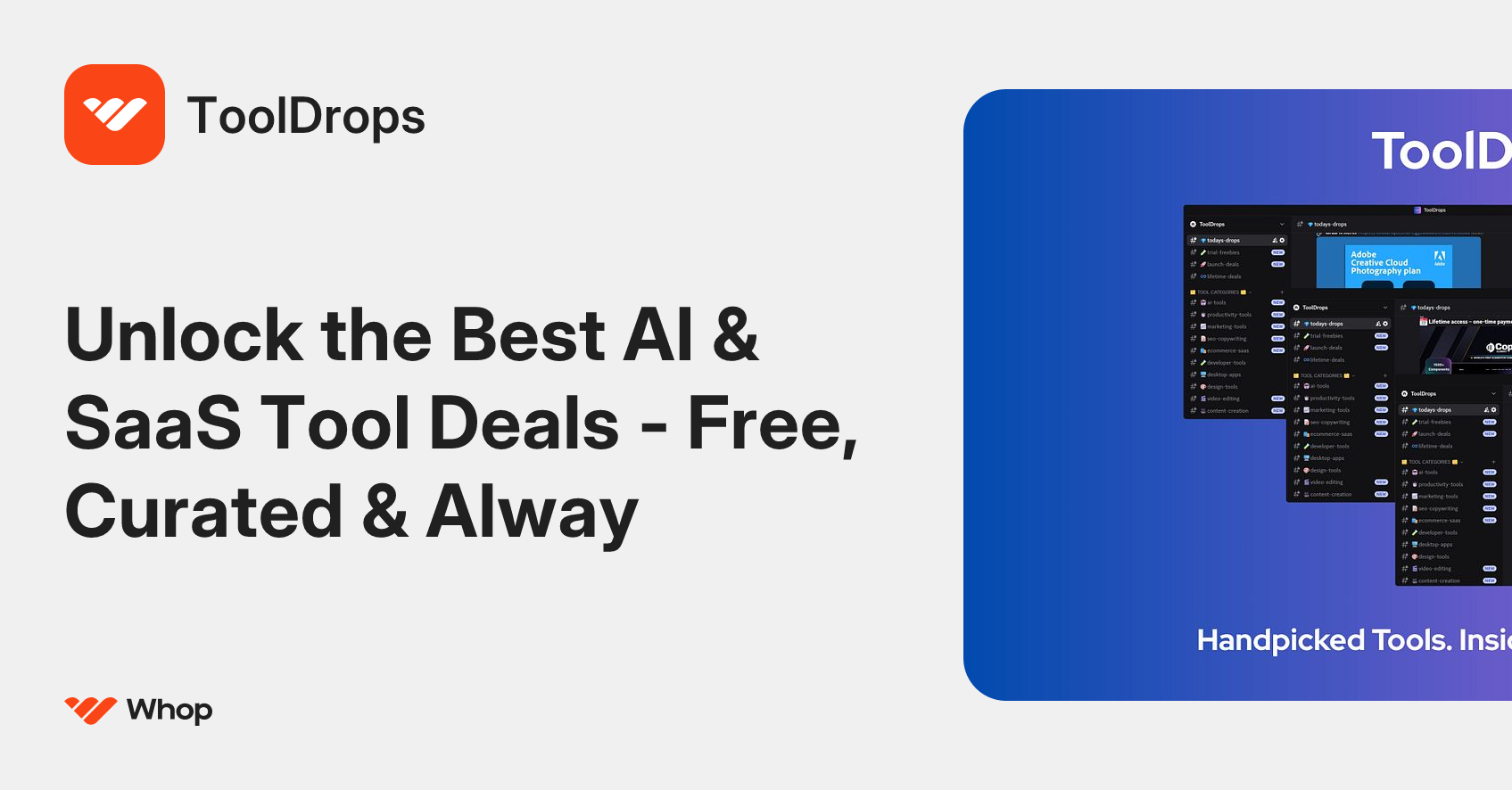 ToolDrops | Whop