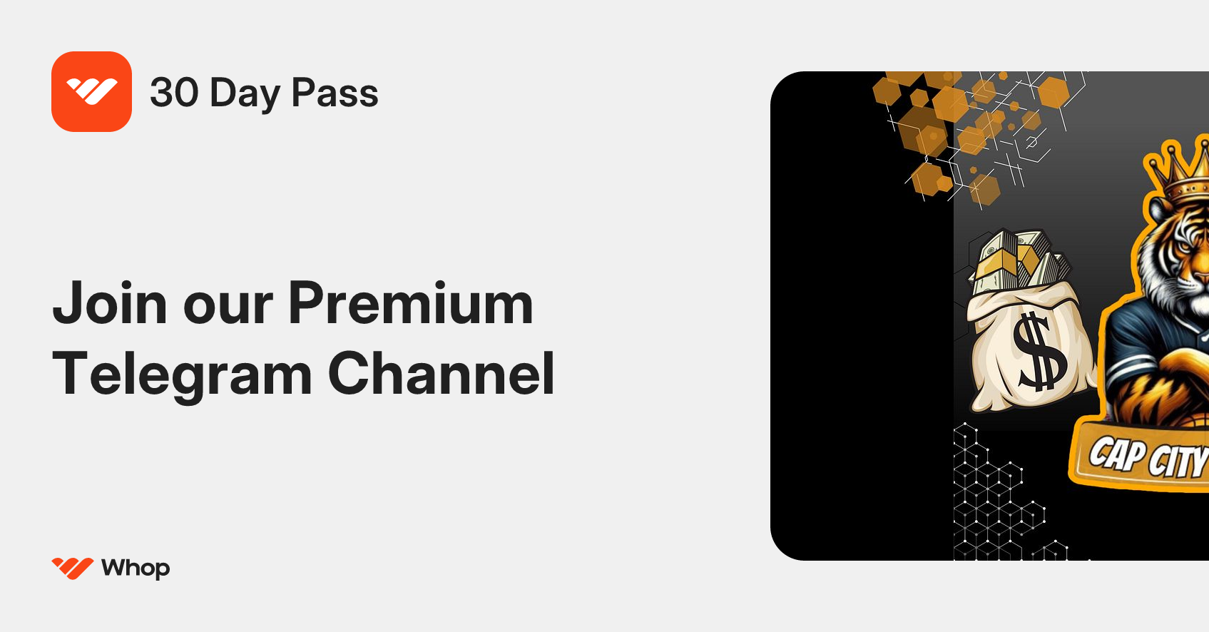 30 Day Pass | Whop