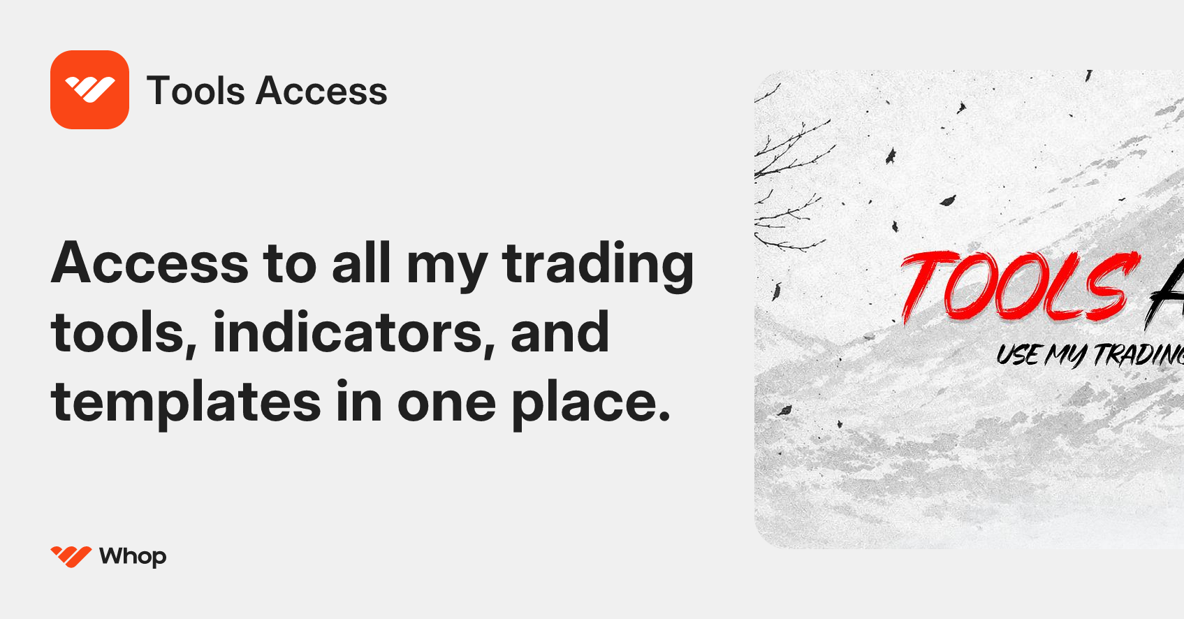Tools Access | Whop