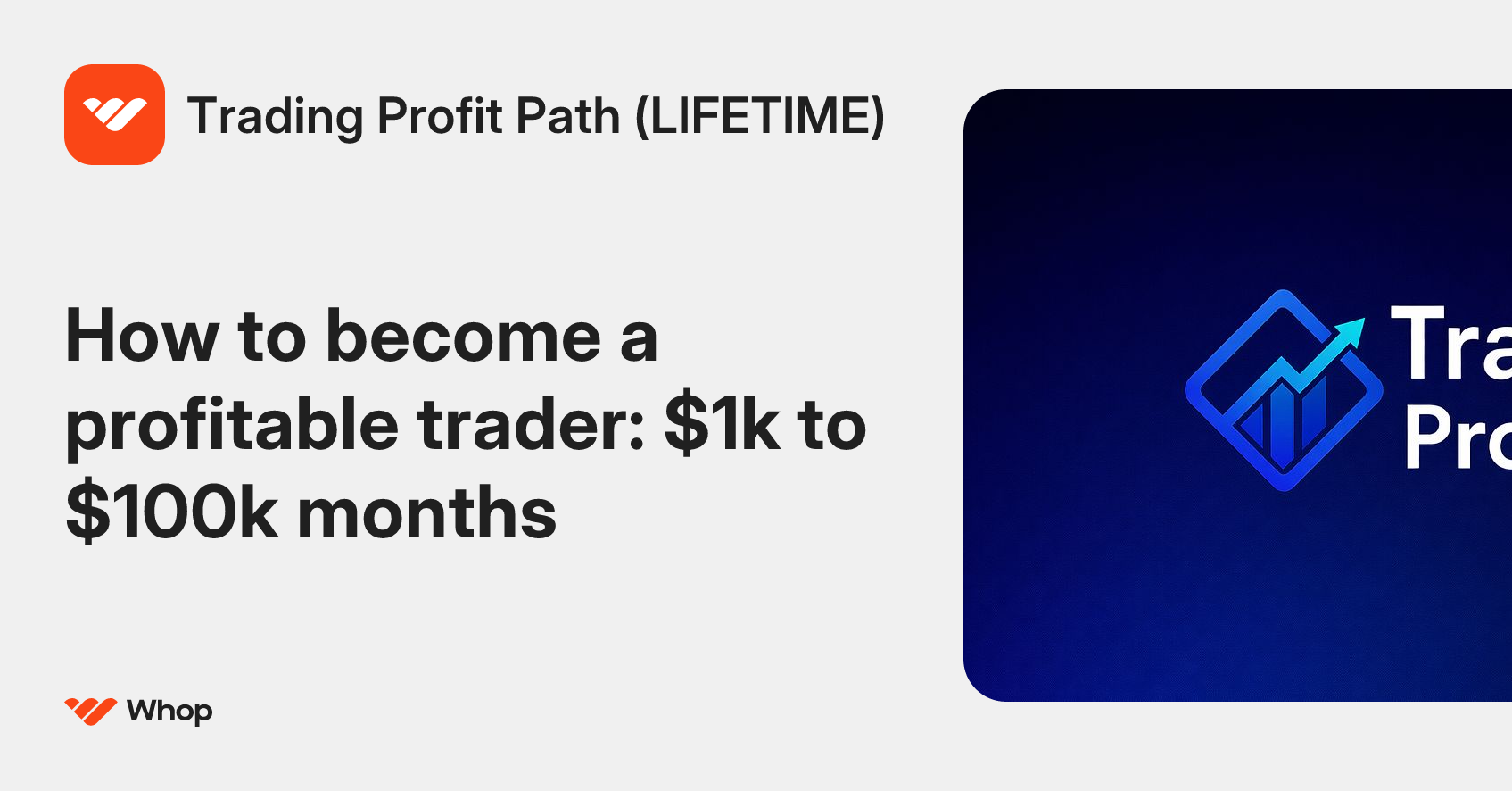 Trading Profit Path (LIFETIME) | Whop