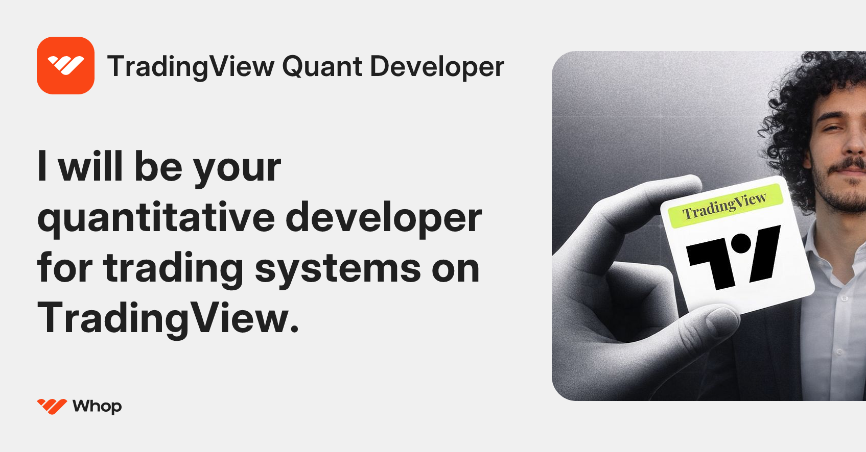 TradingView Quant Developer | Whop