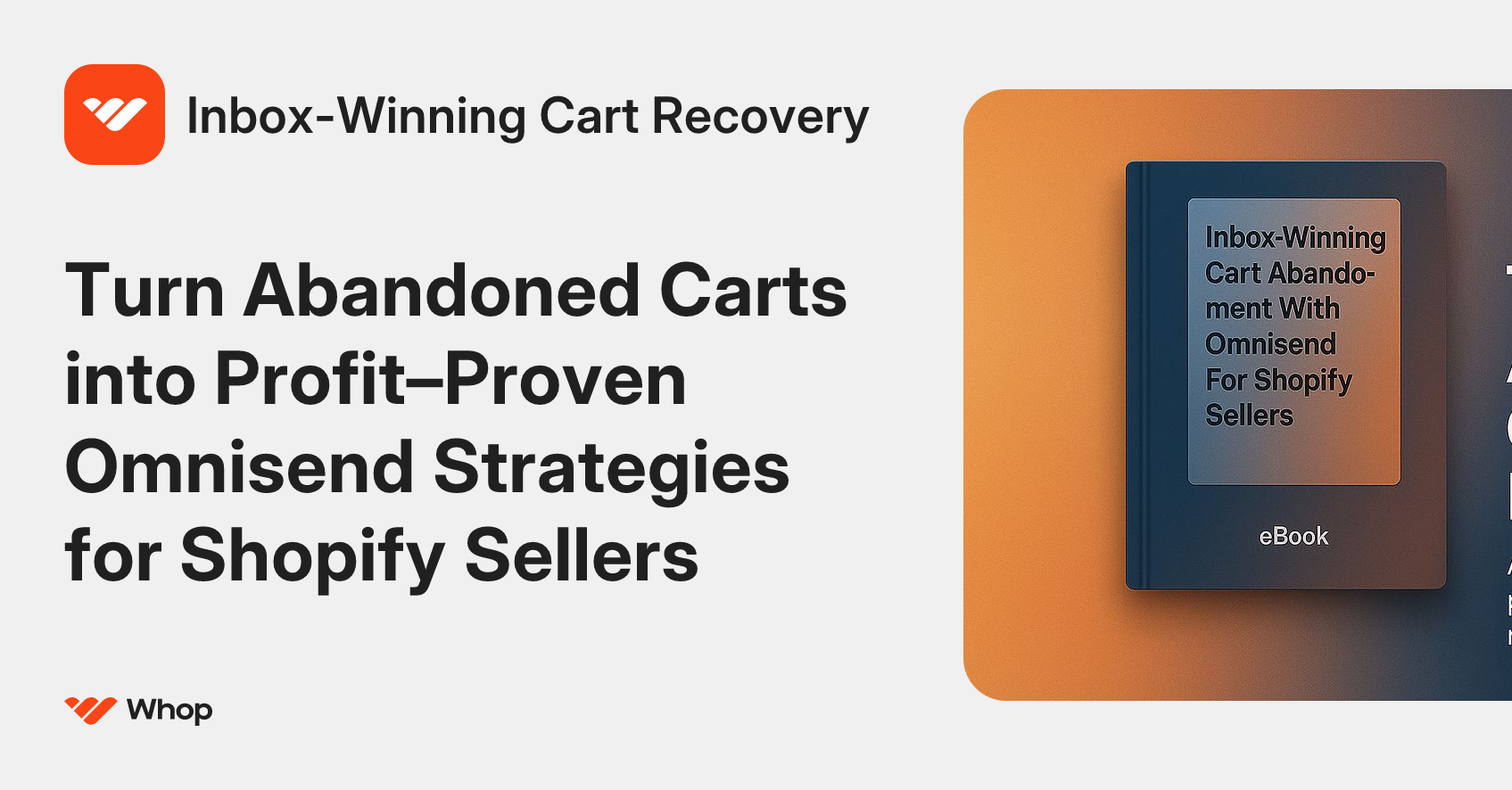 Inbox-Winning Cart Recovery | Whop