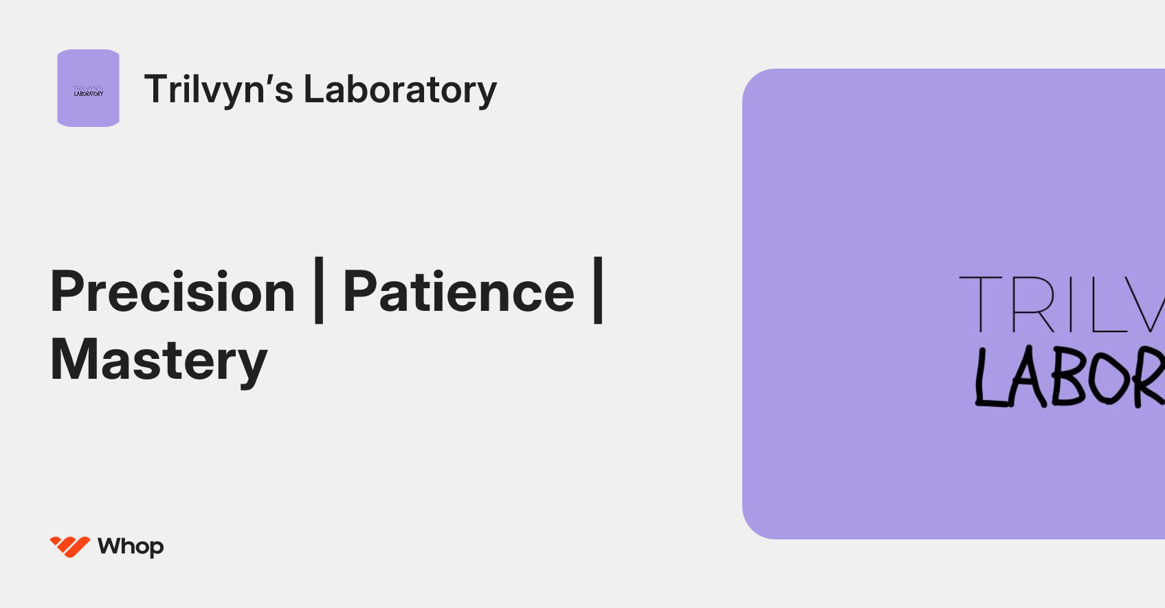 Trilvyn’s Laboratory | Whop