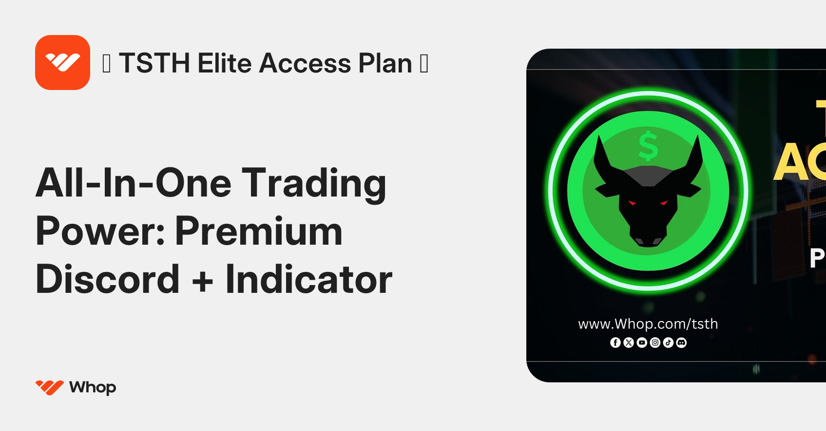 🧠 TSTH Elite Access Plan 🧠 | Whop