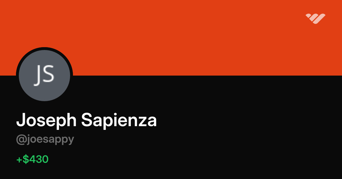 Joseph Sapienza | Whop