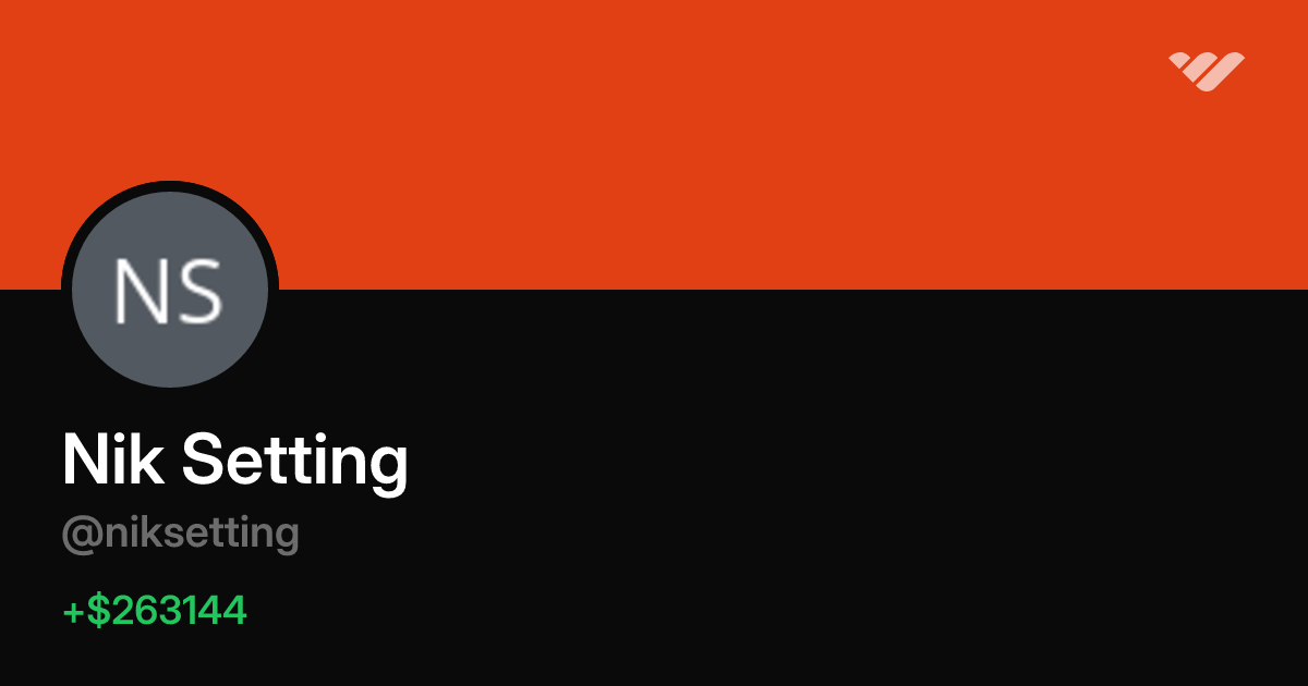 Nik Setting | Whop
