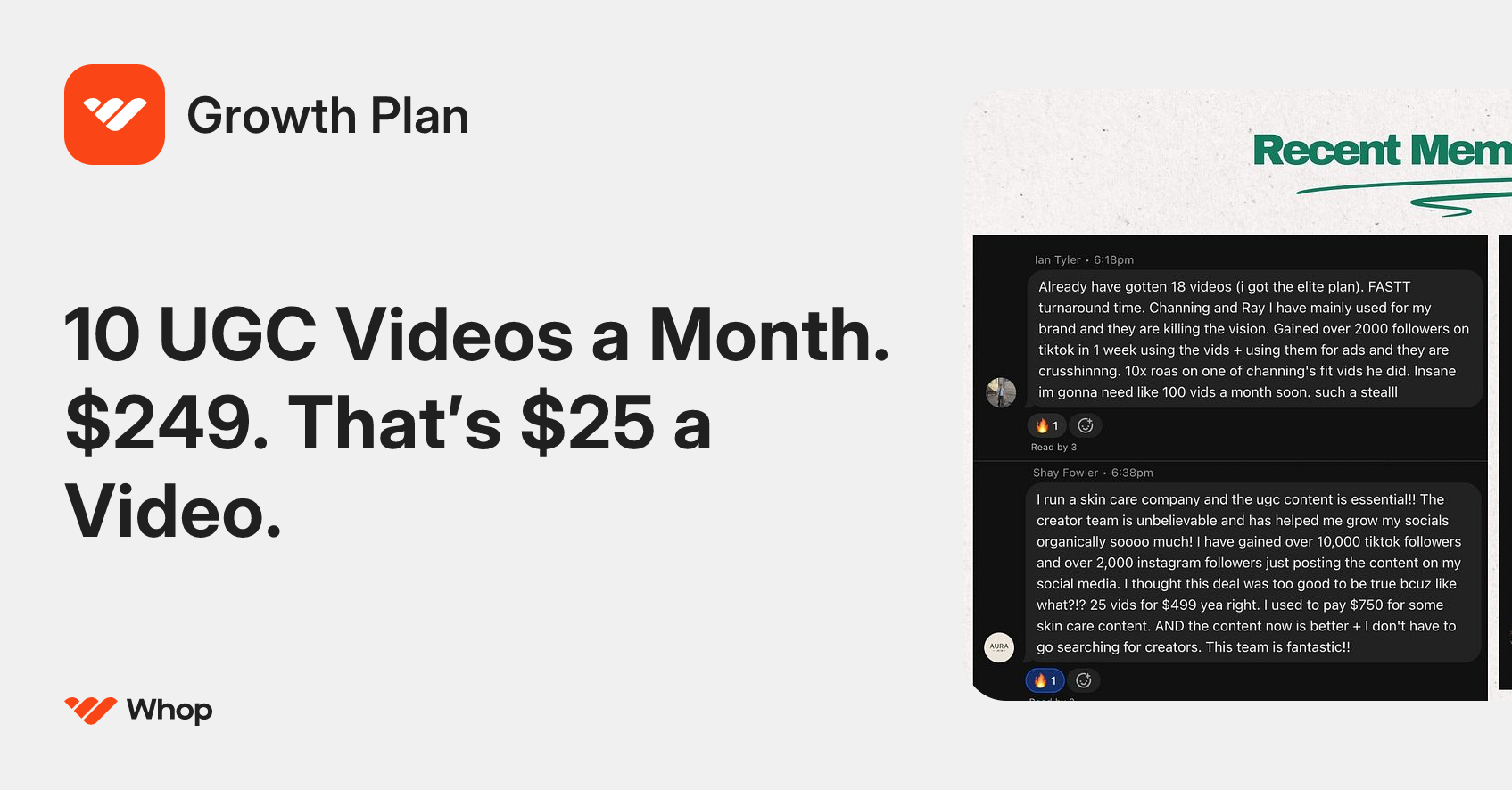 Growth Plan | Whop