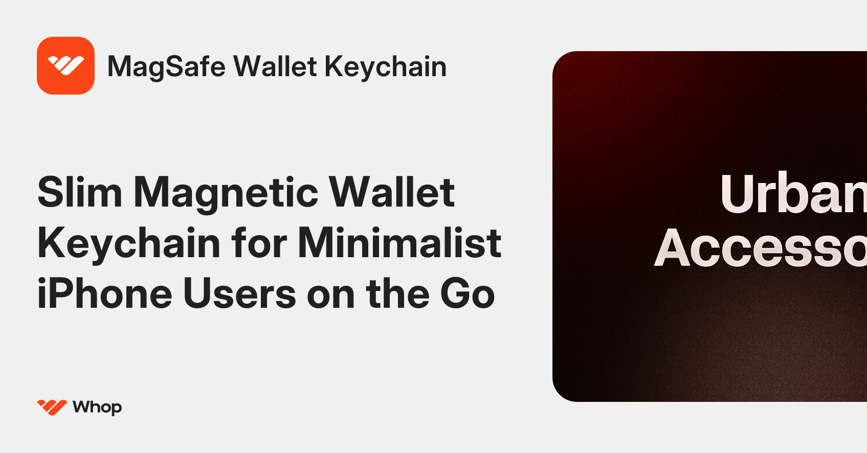 MagSafe Wallet Keychain | Whop