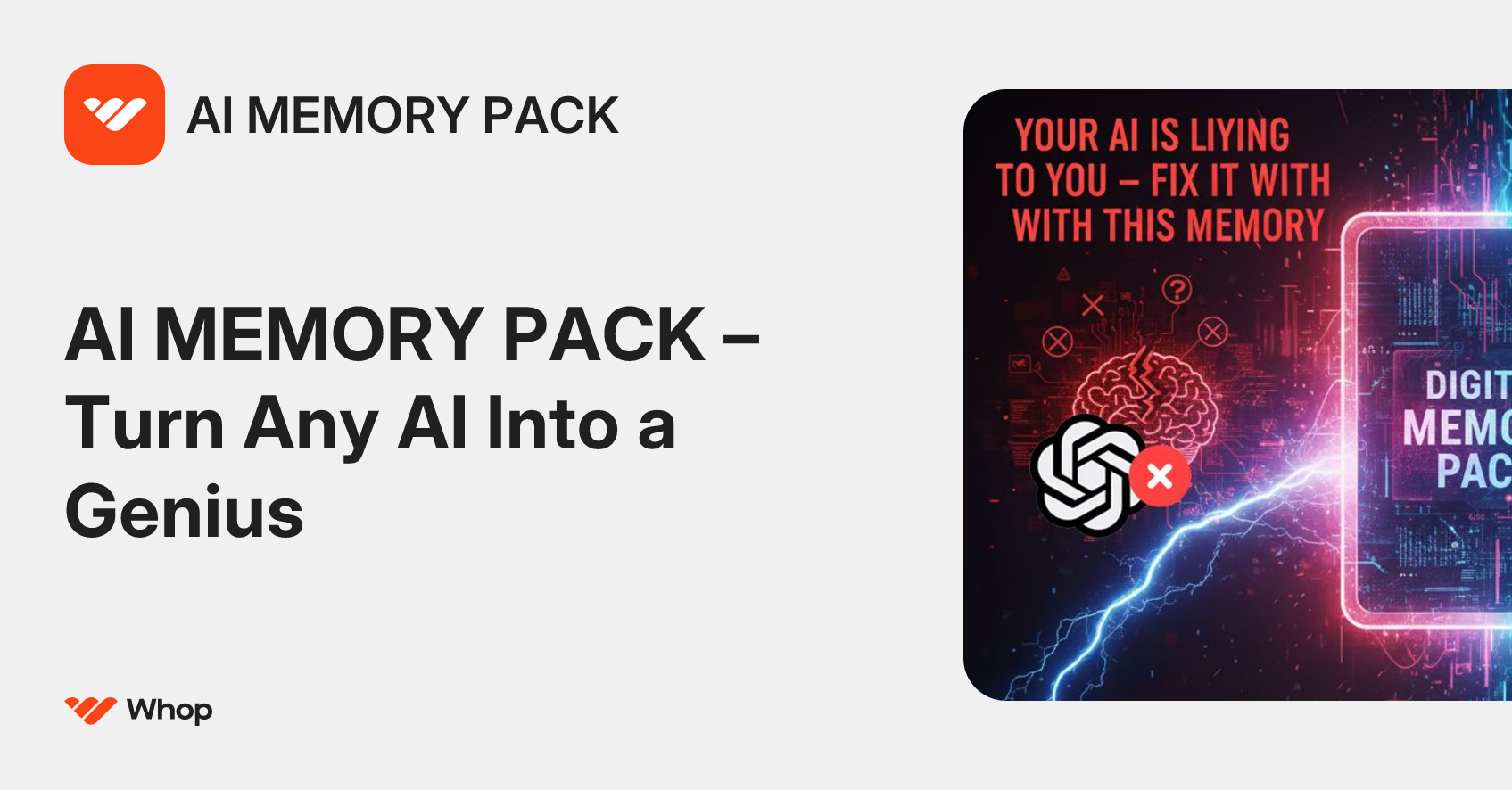 AI MEMORY PACK | Whop