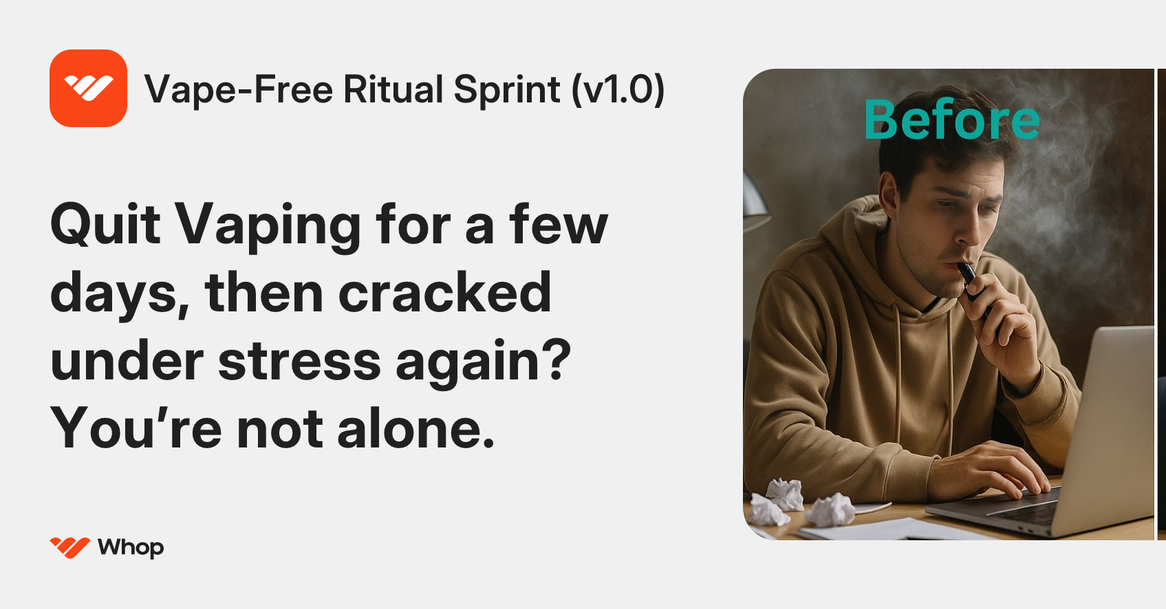 Vape-Free Ritual Sprint (v1.0) | Whop