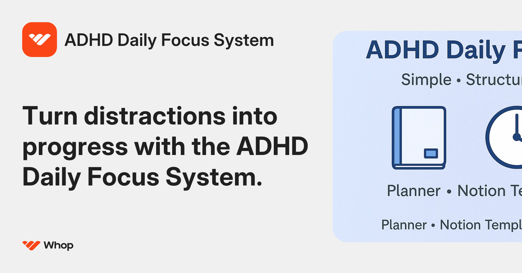 ADHD Daily Focus System
