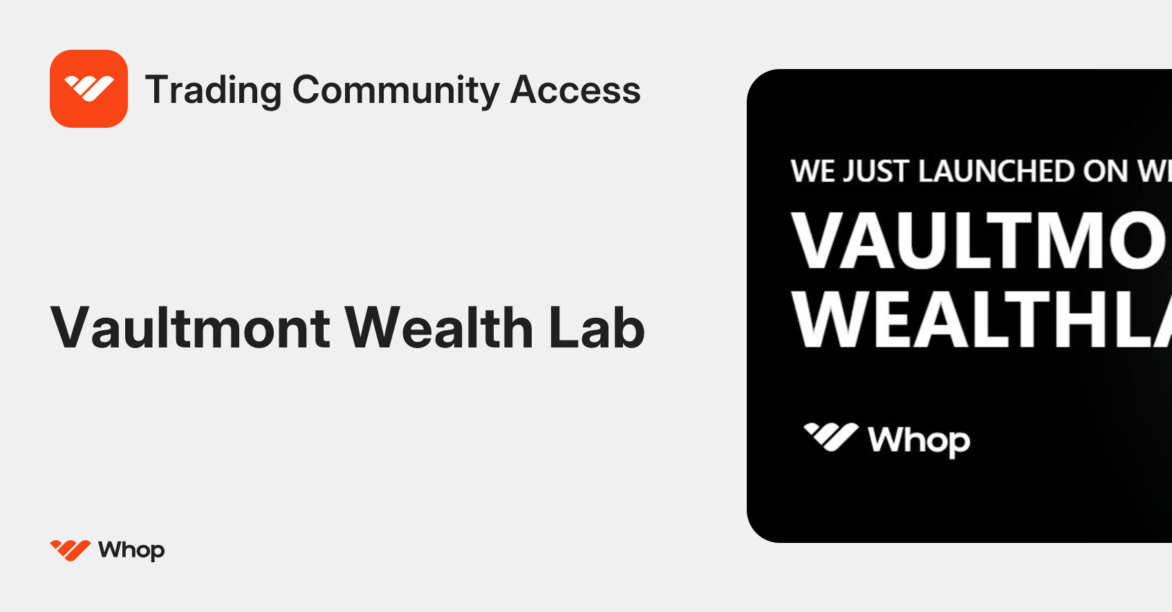 Trading Community Access | Whop