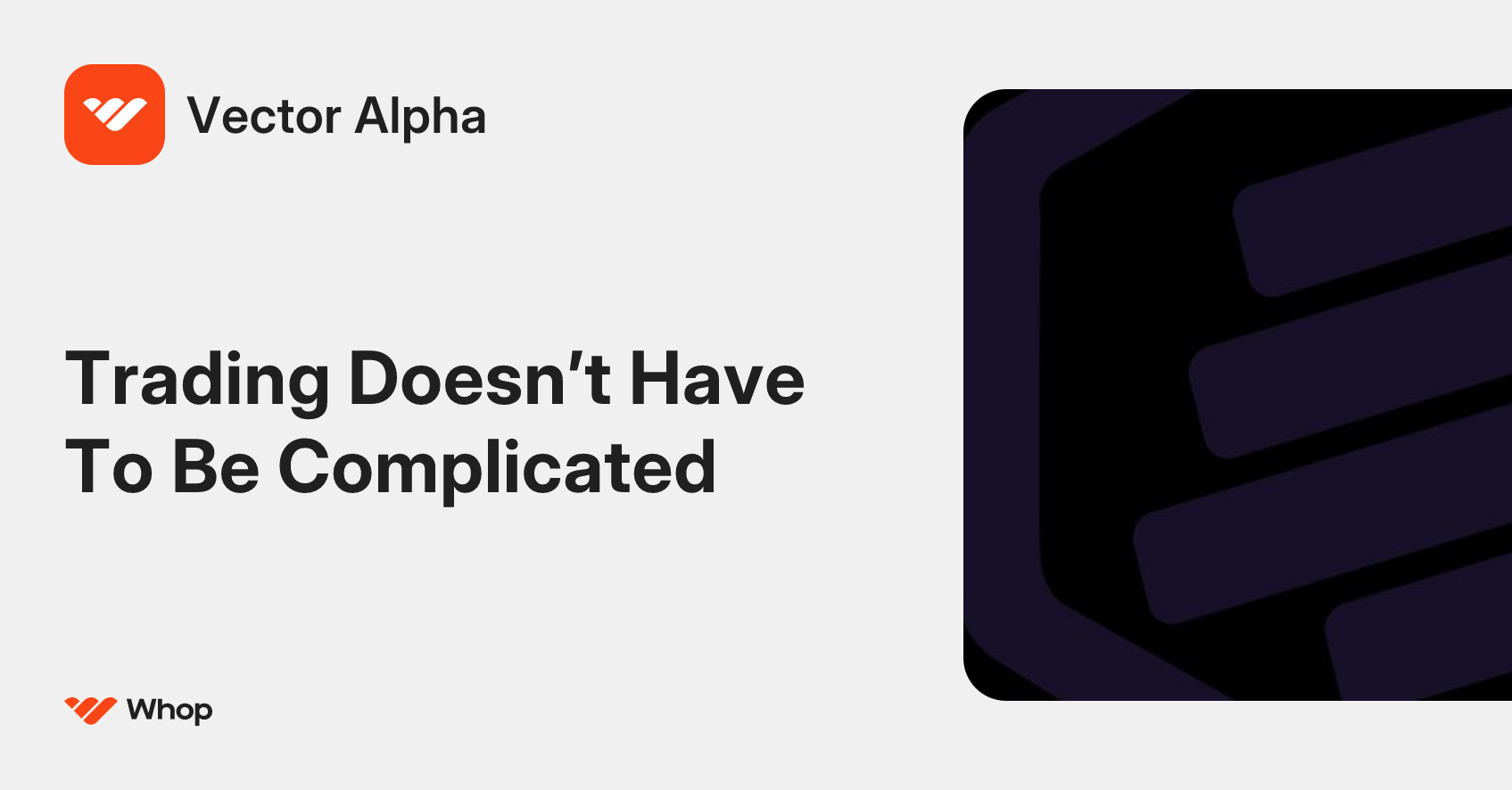 Vector Alpha | Whop