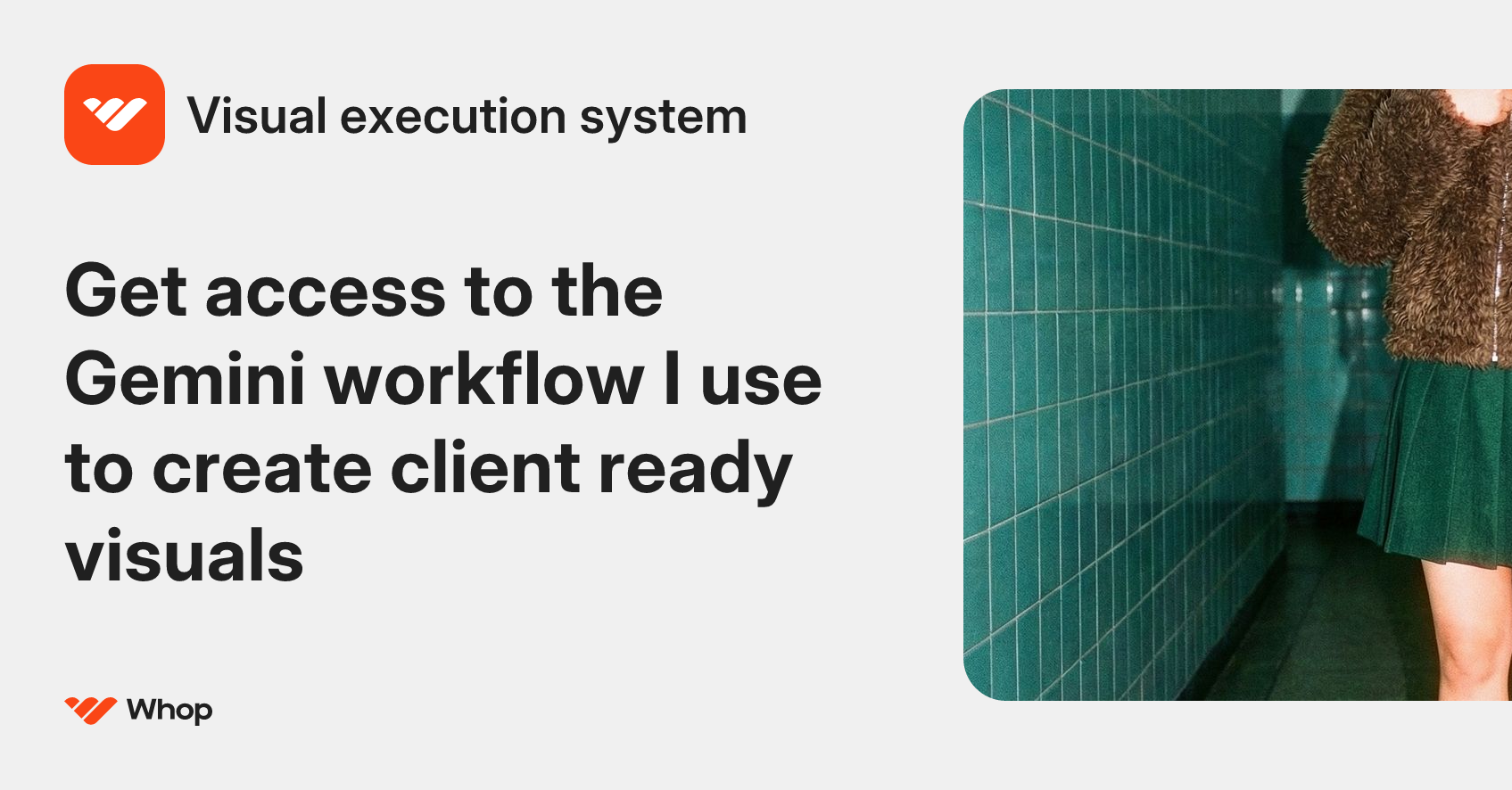 Visual execution system | Whop