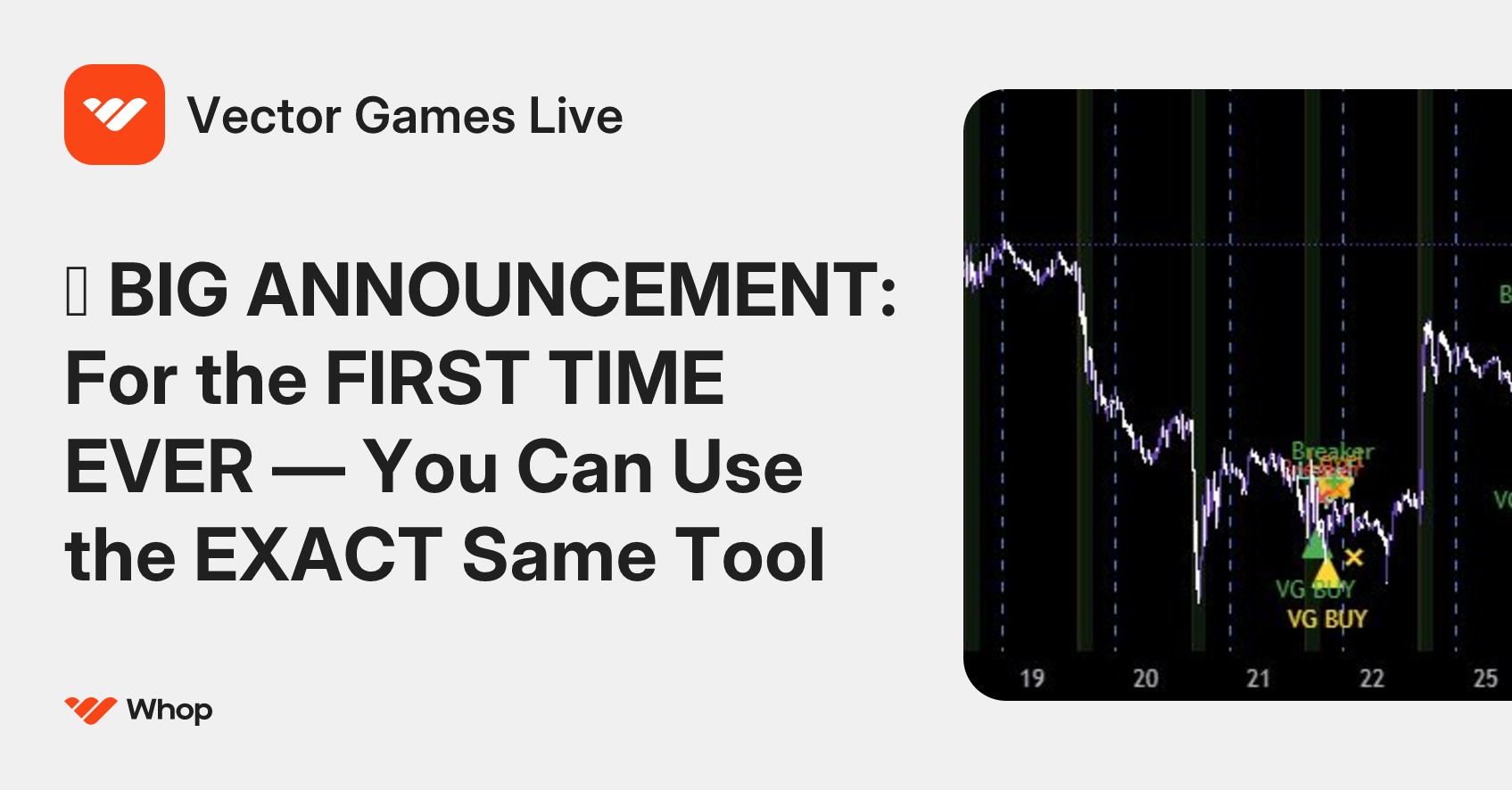 Vector Games Live | Whop