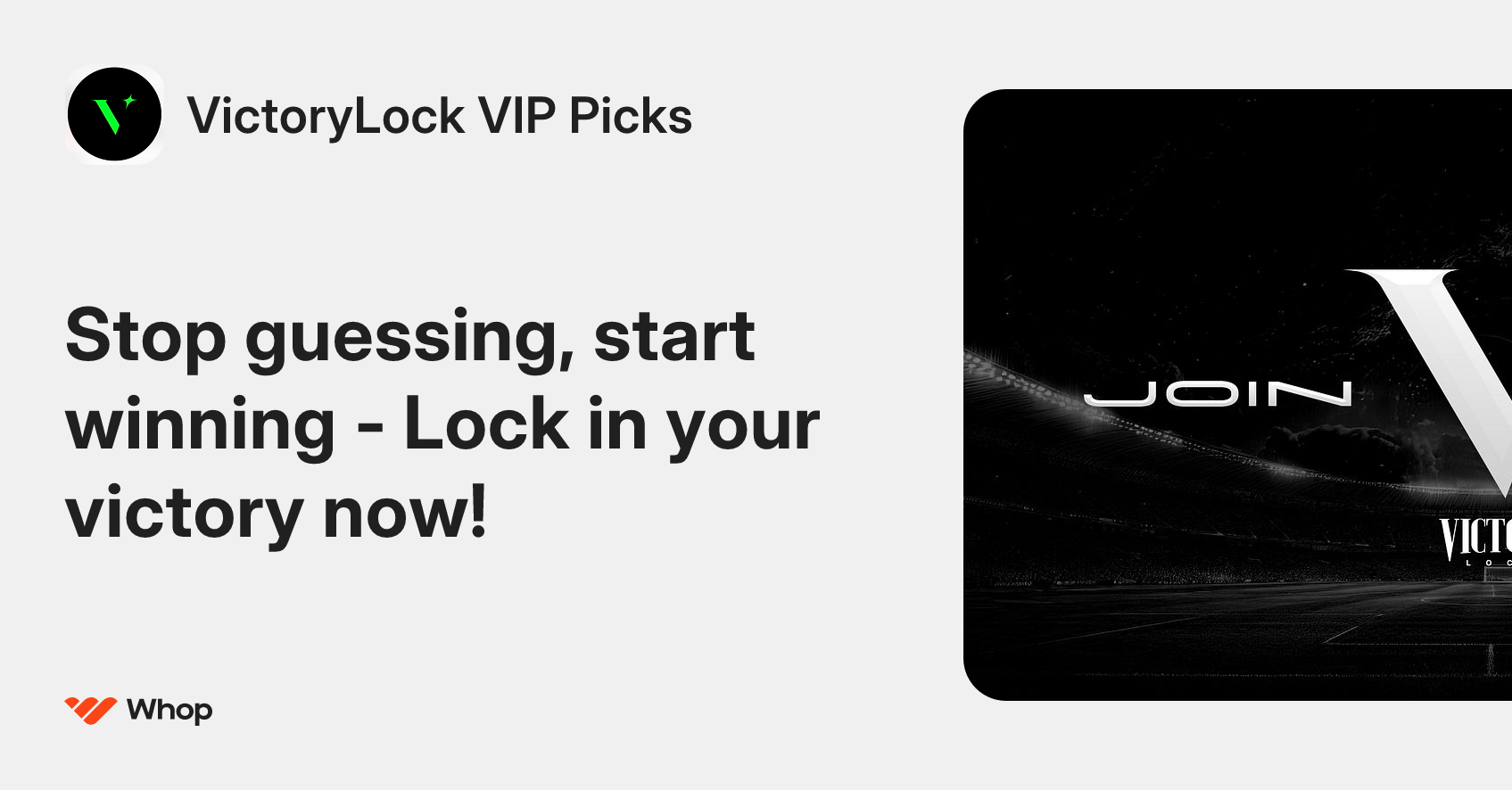 VictoryLock VIP Picks | Whop
