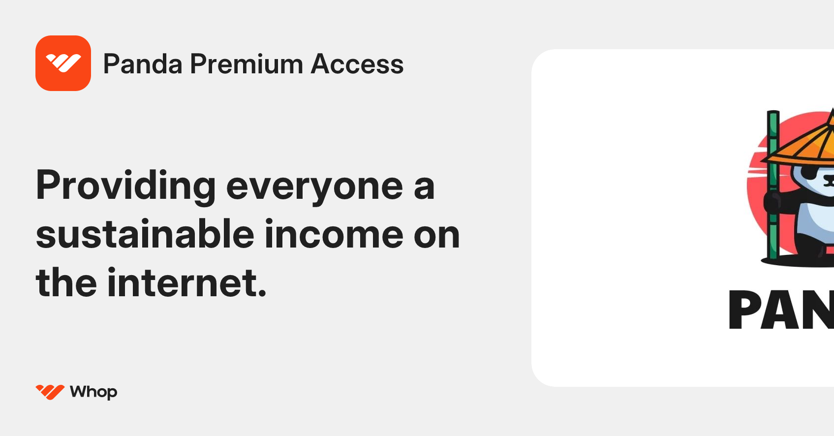 Panda Premium Access | Whop