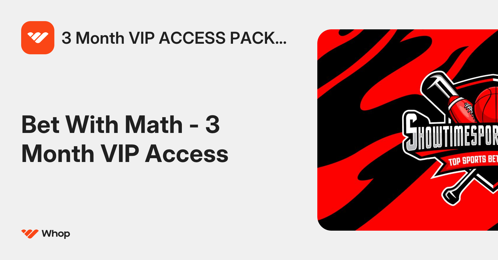 3 Month VIP ACCESS PACKAGE | Whop