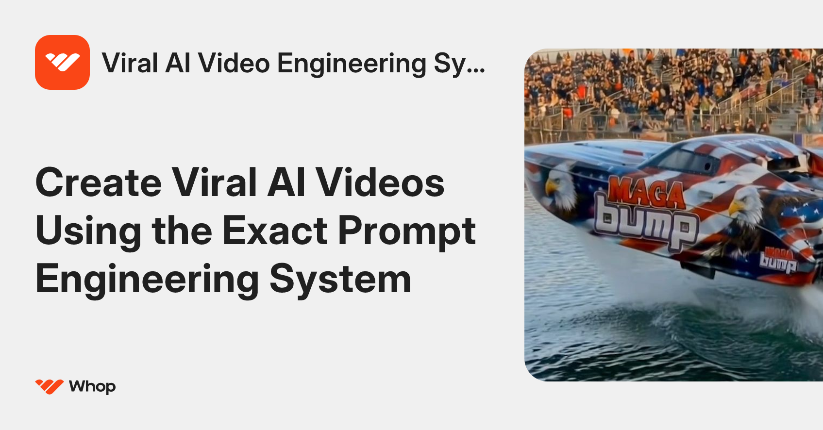 Viral AI Video Engineering System | Whop
