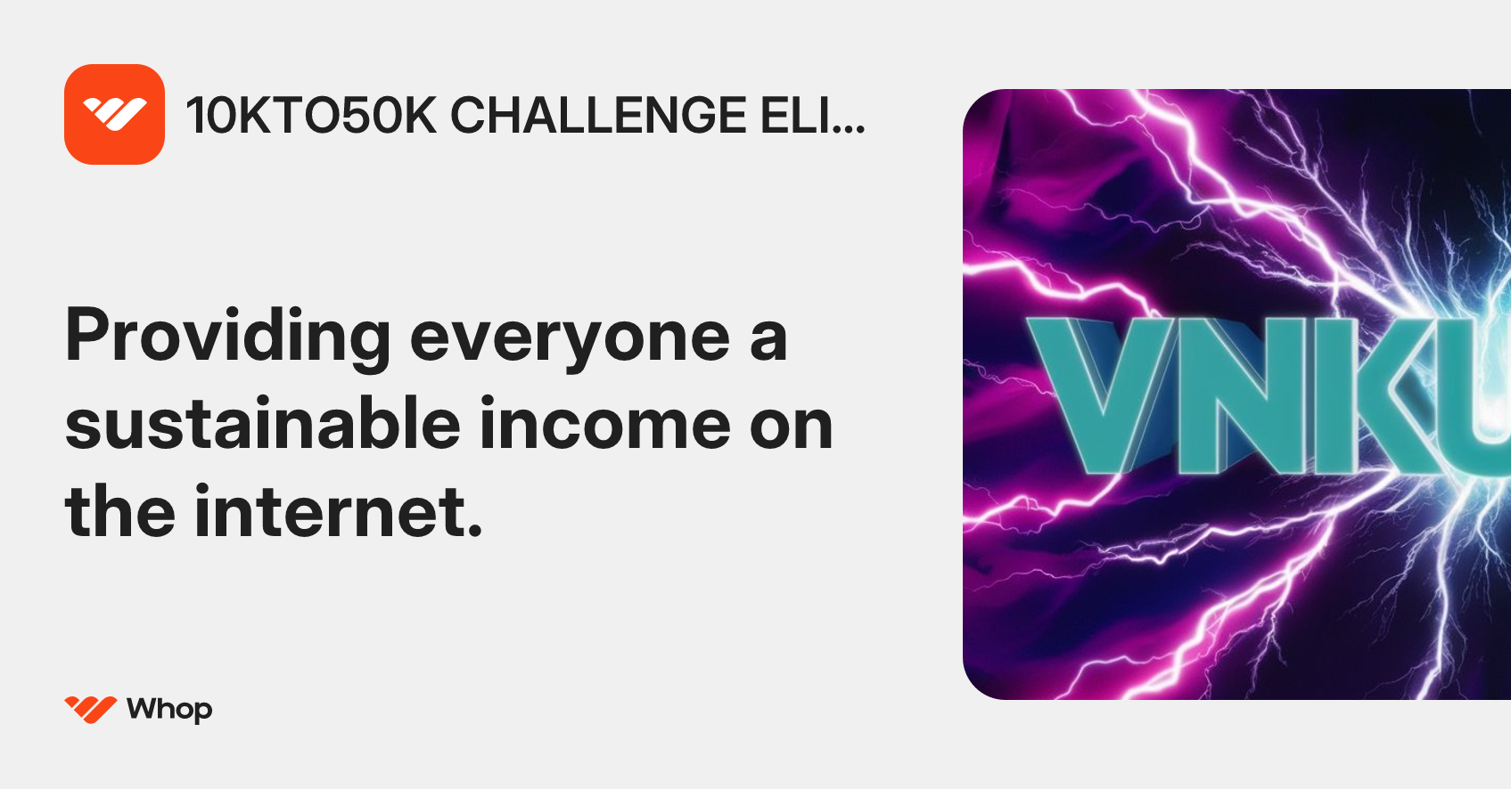 10KTO50K CHALLENGE ELITE PLAN | Whop
